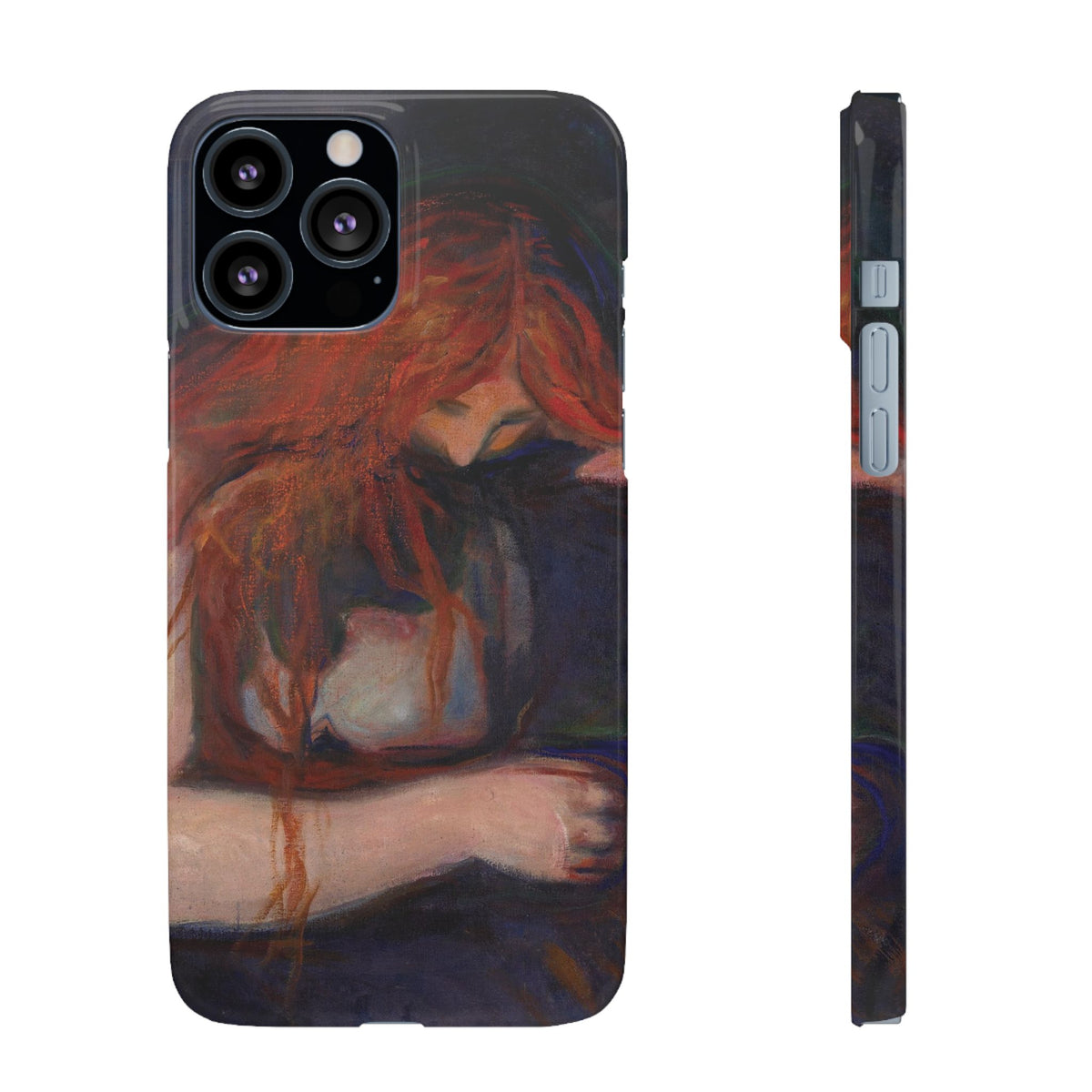 Vampire by Edvard Munch - iPhone Slim Case