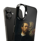 Arnold Böcklin – Selbstbildnis mit fiedelndem Tod – iPhone Slim Case
