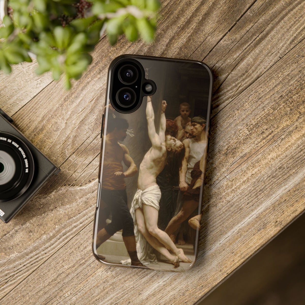 The Flagellation of Our Lord Jesus Christ by William-Adolphe Bouguereau - iPhone Tough Case