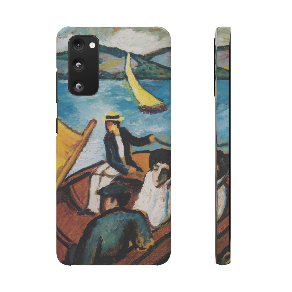 Sailing Boat on the Tegernsee by August Macke - Samsung Slim Case