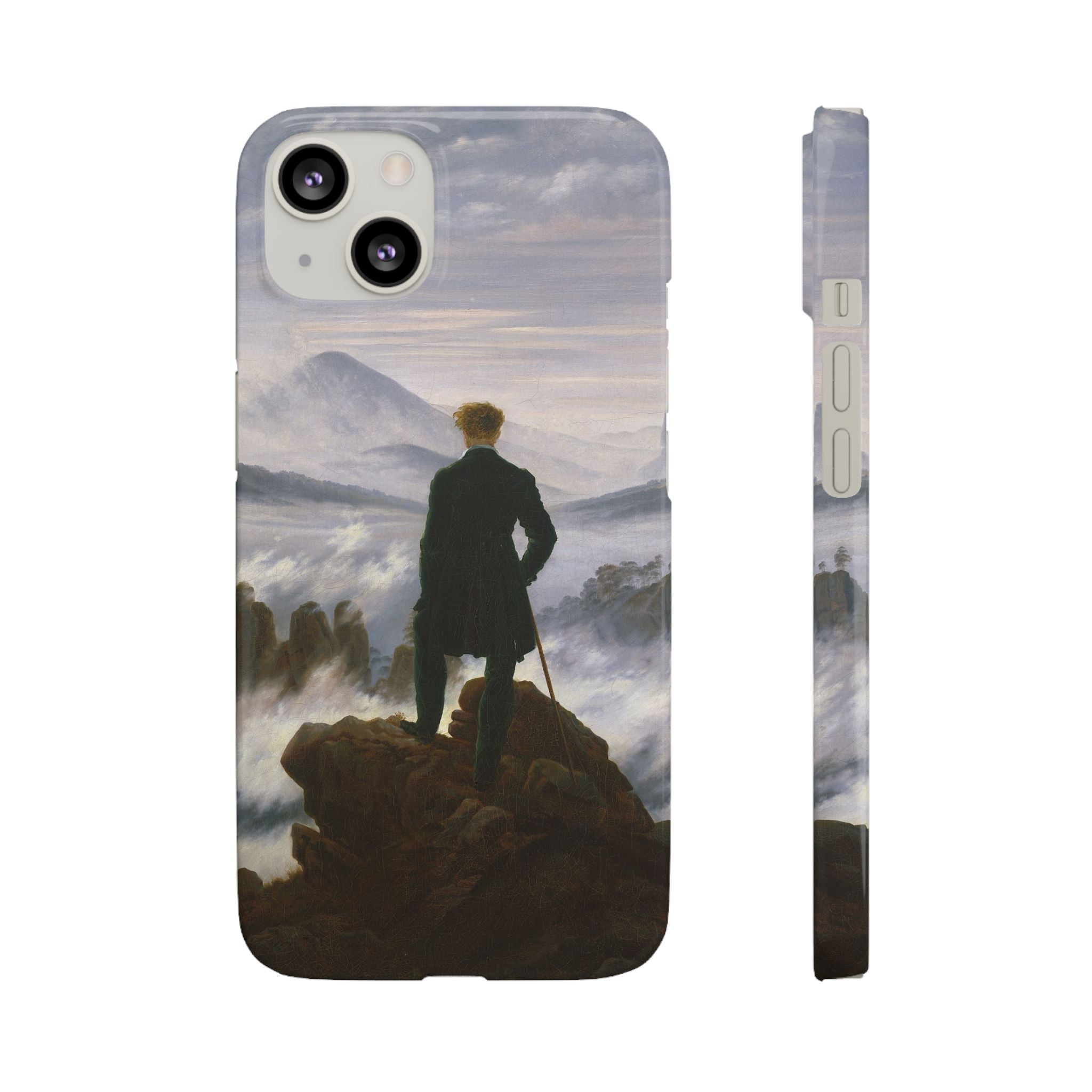 The Wanderer above the Sea of Fog by Caspar David Friedrich - iPhone Slim Case