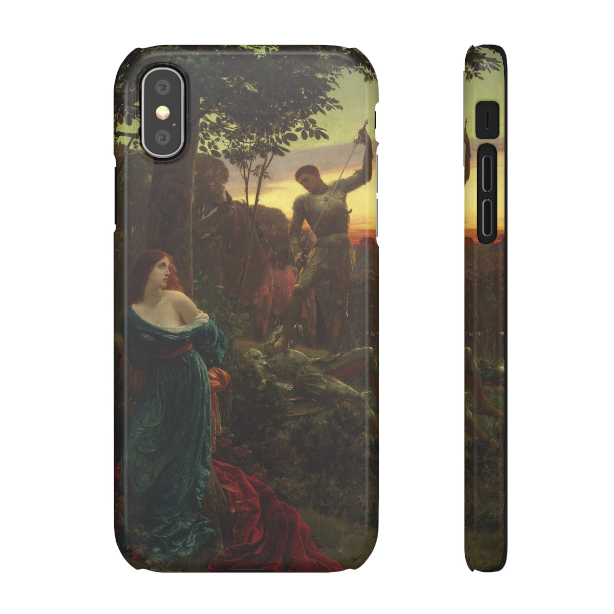 Chivalry by Frank Dicksee - iPhone Slim Case