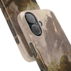 Rocky Landscape in the Elbe Sandstone Mountains by Caspar David Friedrich - iPhone Slim Case