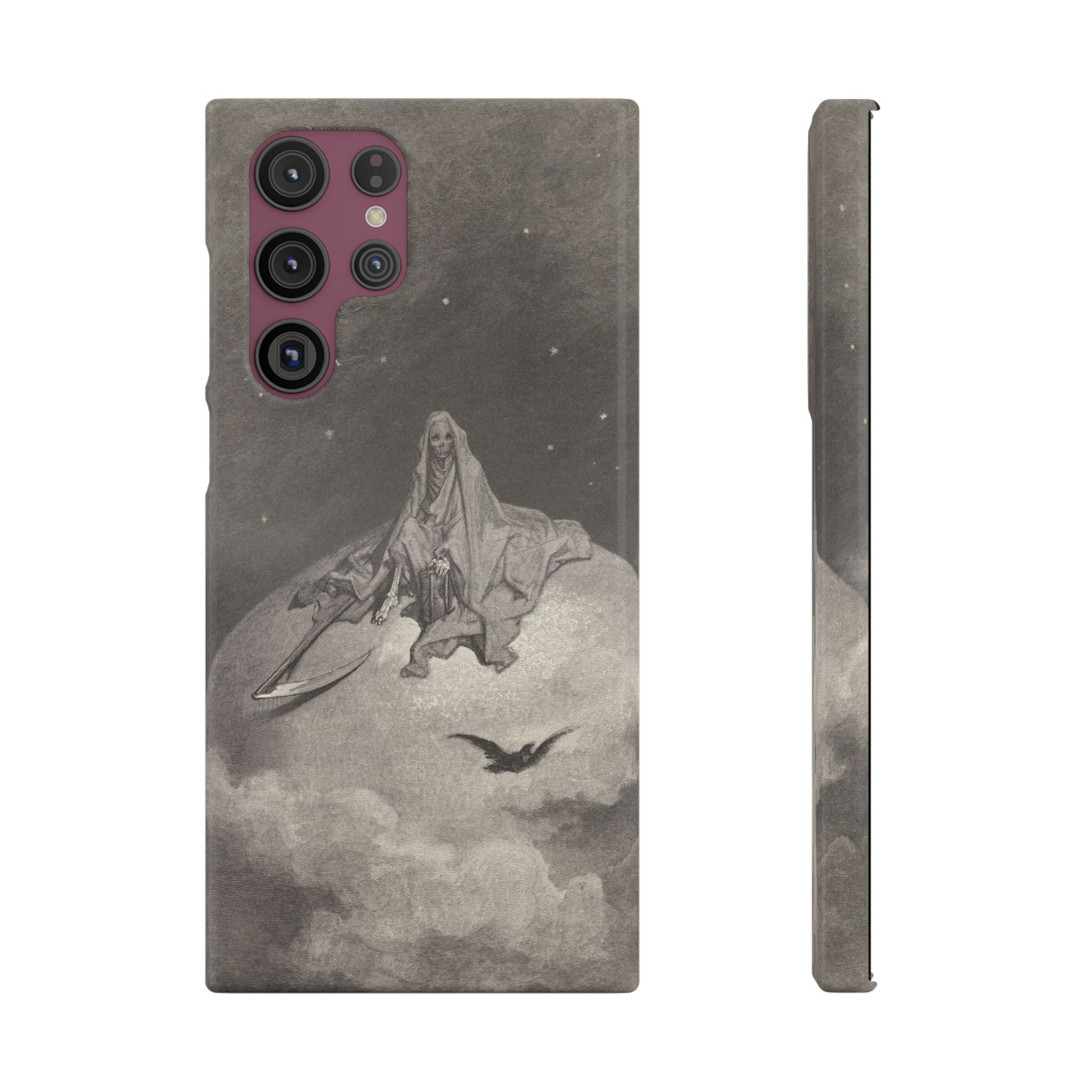 Doubting, dreaming dreams no mortal ever dared to dream before by Gustave Doré - Samsung Slim Case