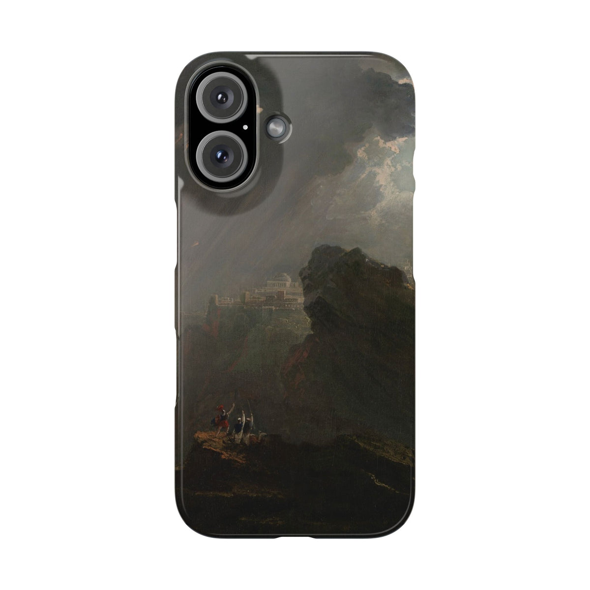 Joshua Commanding the Sun to Stand Still by John Martin - iPhone Slim Case