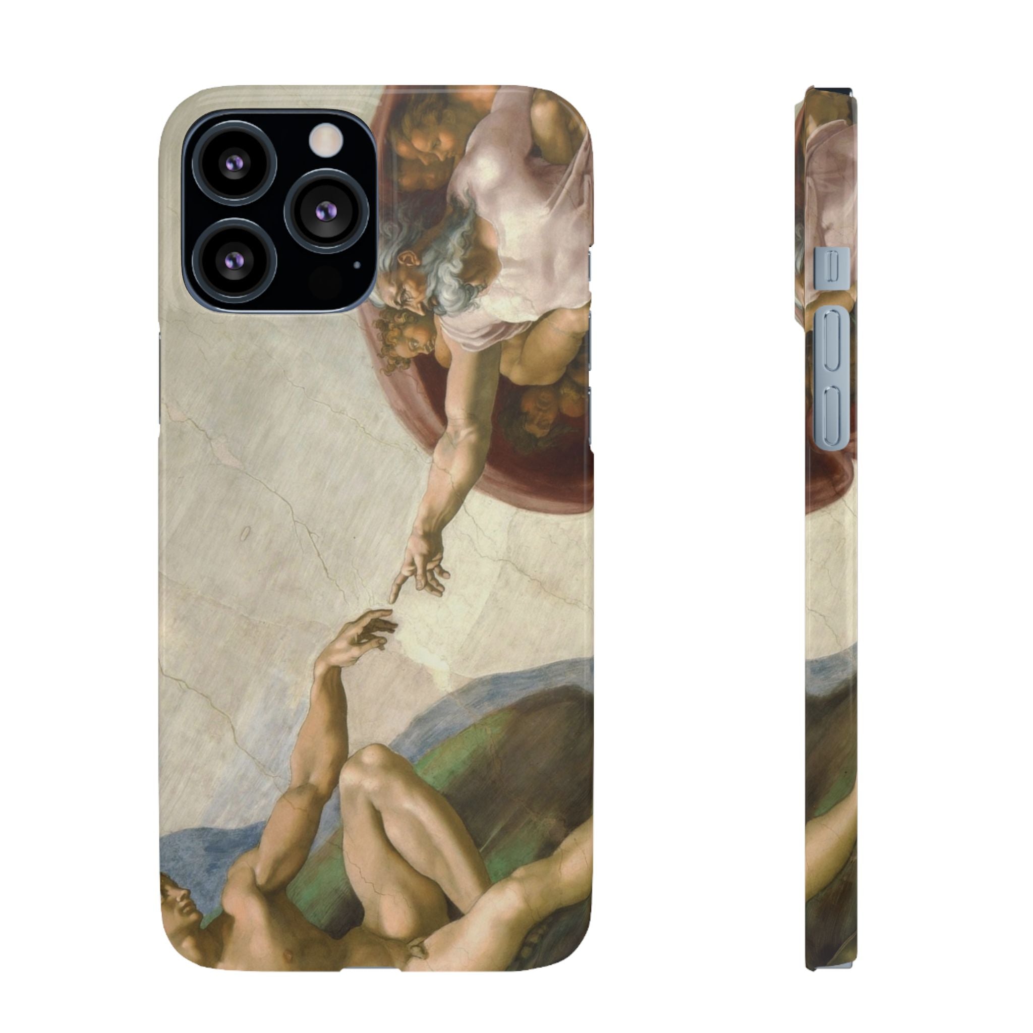 Creation of Adam by Michelangelo - iPhone Slim Case