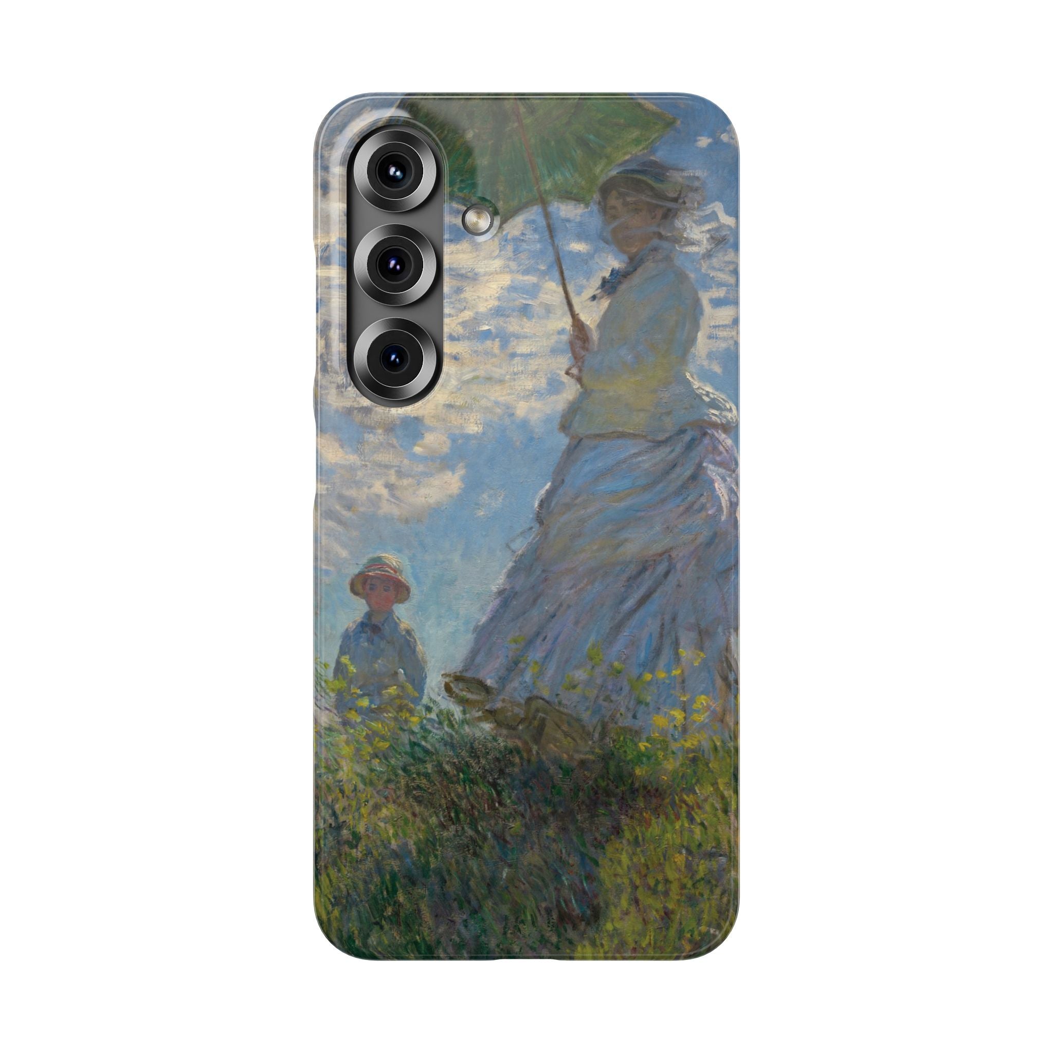 Madame Monet and Her Son by Claude Monet - Samsung Slim Case