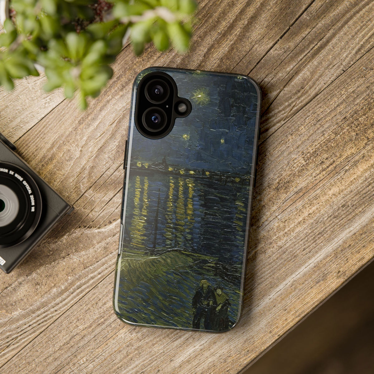 Notte stellata sul Rodano di Van Gogh - Cover robusta per iPhone