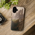 Rocky Landscape in the Elbe Sandstone Mountains by Caspar David Friedrich - iPhone Tough Case