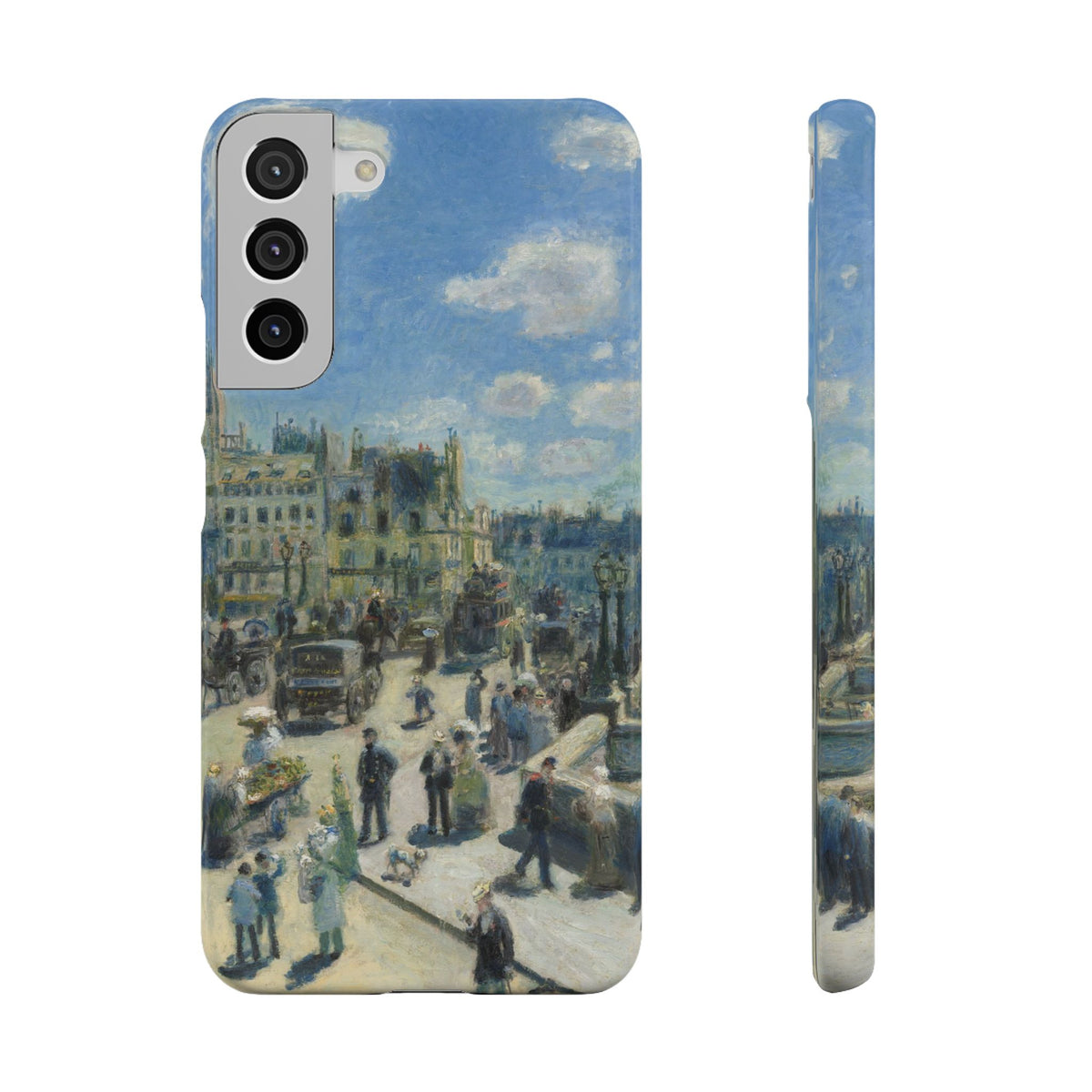 Pont Neuf Paris by Pierre Auguste Renoir - Samsung Slim Case