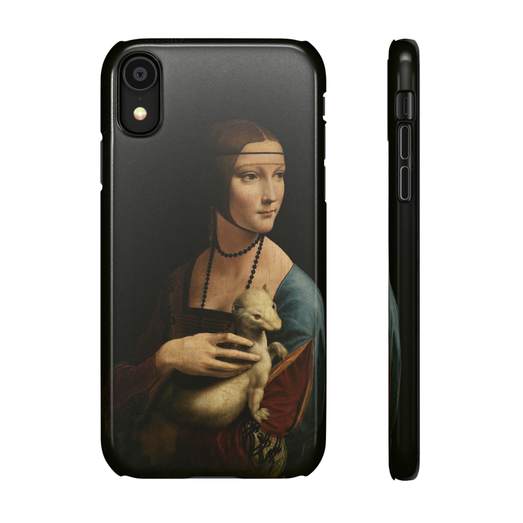 Lady with an Ermine by Leonardo da Vinci - iPhone Slim Case