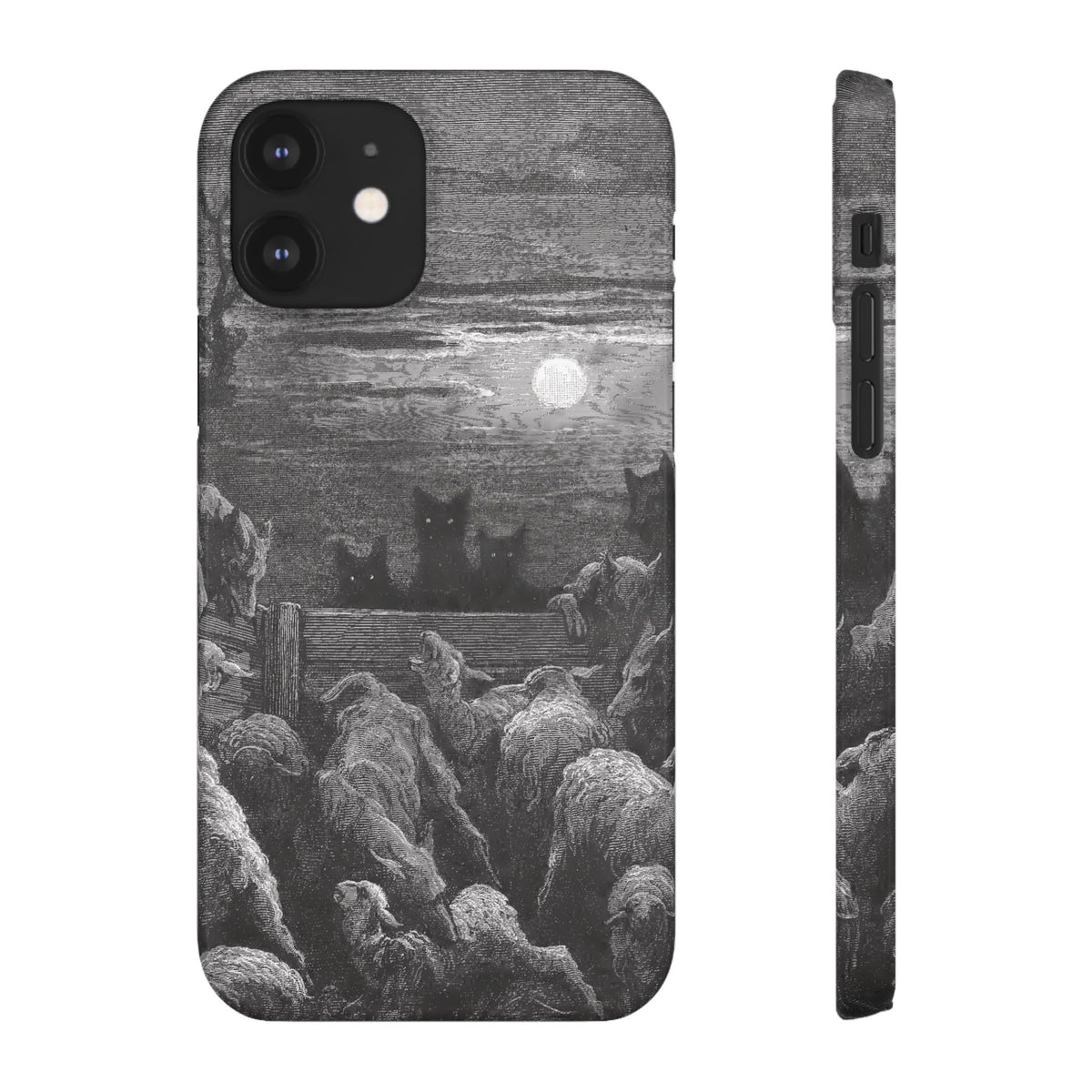 The Wolves and The Sheep by Gustave Dore - iPhone Slim Case