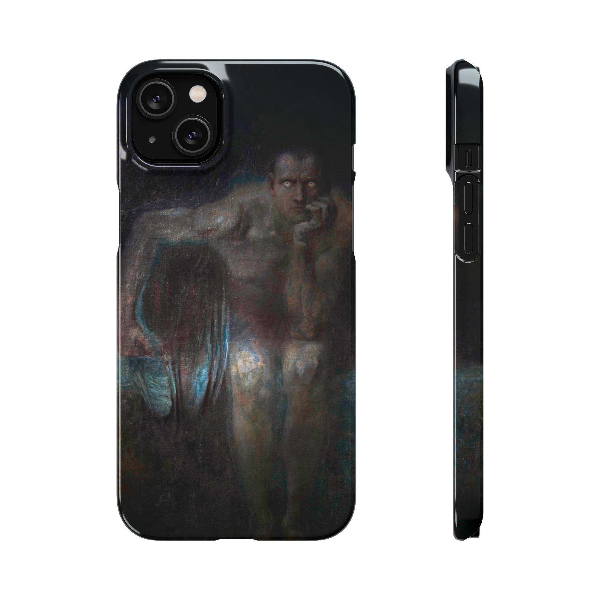 Lucifer by Franz von Stuck - iPhone Slim Case