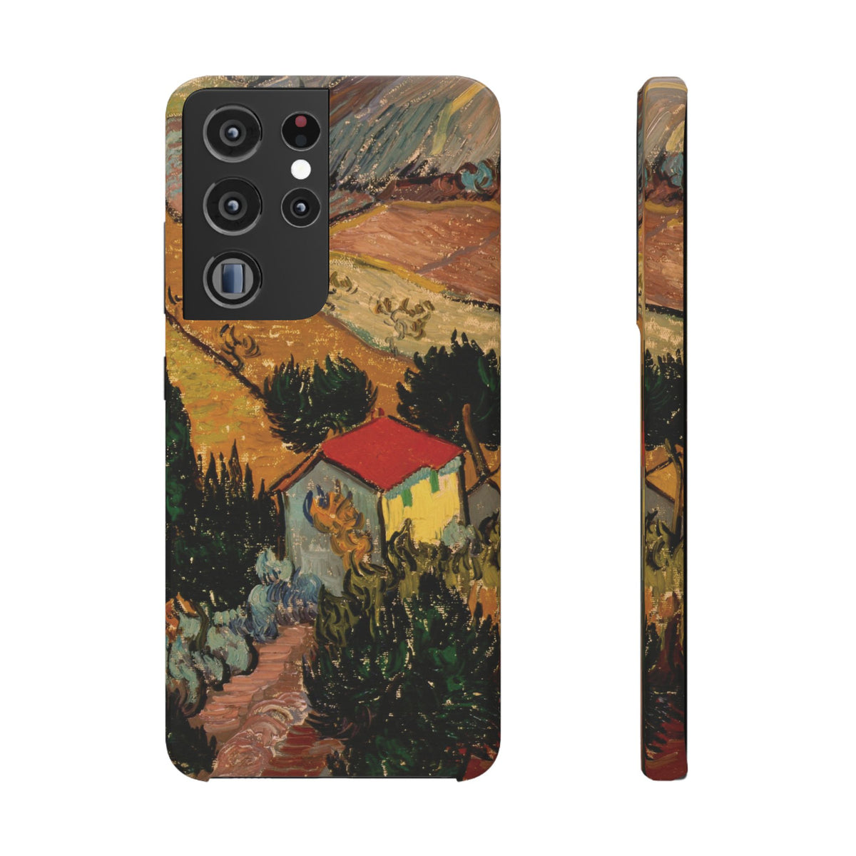 Landscape with House and Ploughman by Vincent van Gogh - Samsung Slim Case