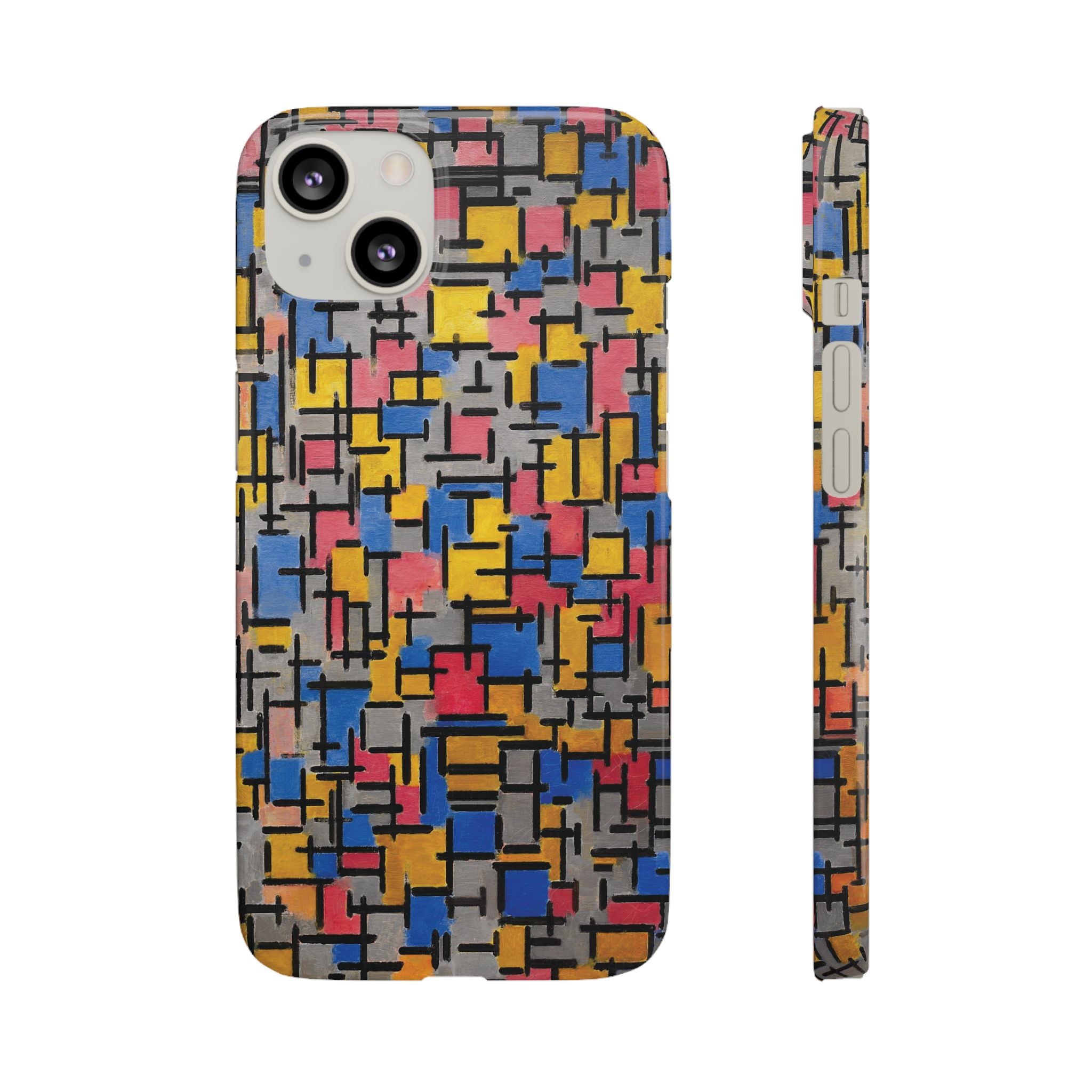 Composition by Piet Mondrian - iPhone Slim Case