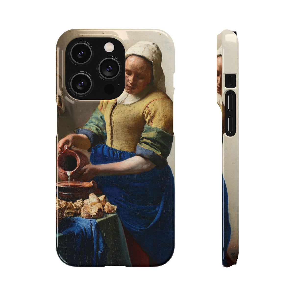 The Milkmaid by Johannes Vermeer - iPhone Slim Case