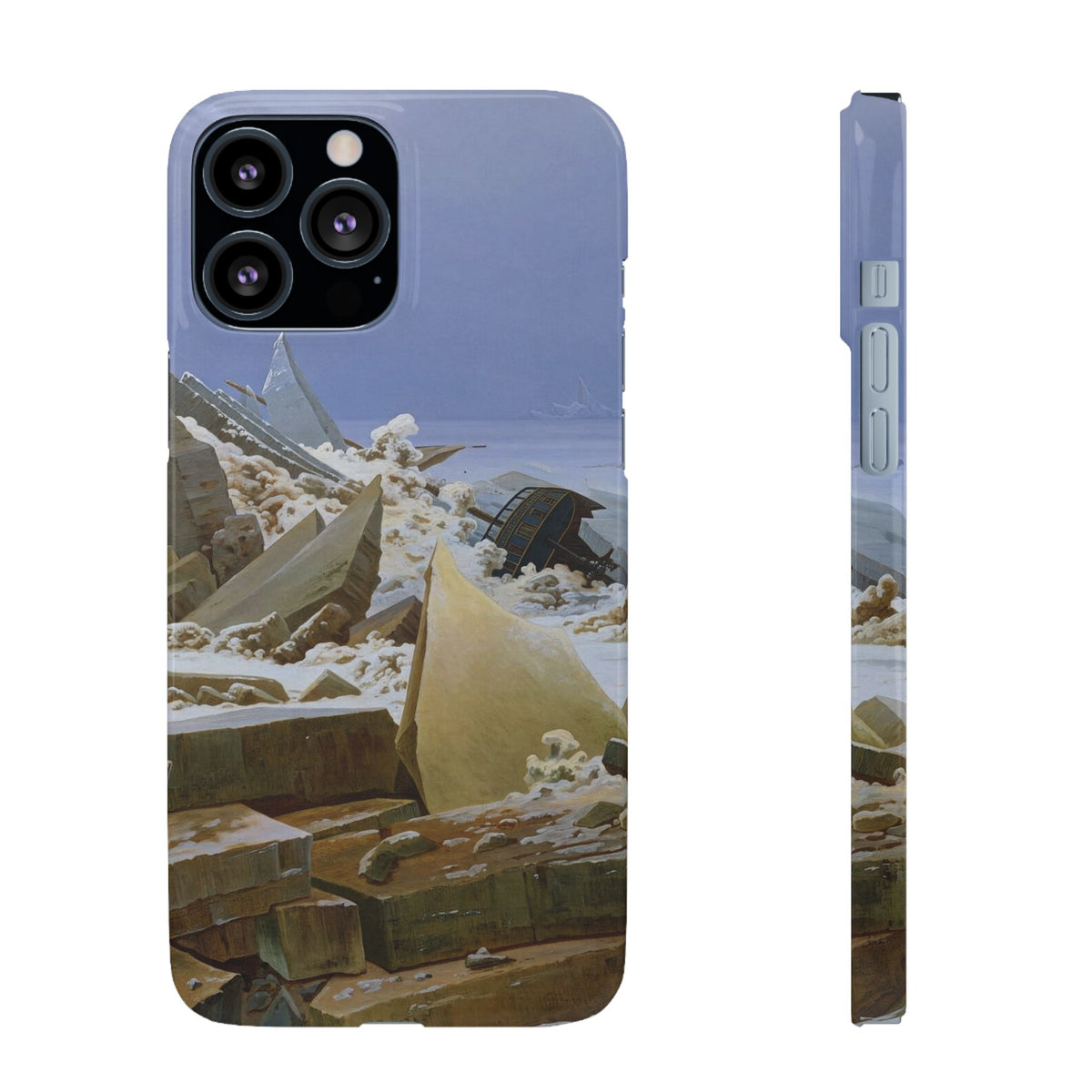 The Sea of Ice by Caspar David Friedrich - iPhone Slim Case