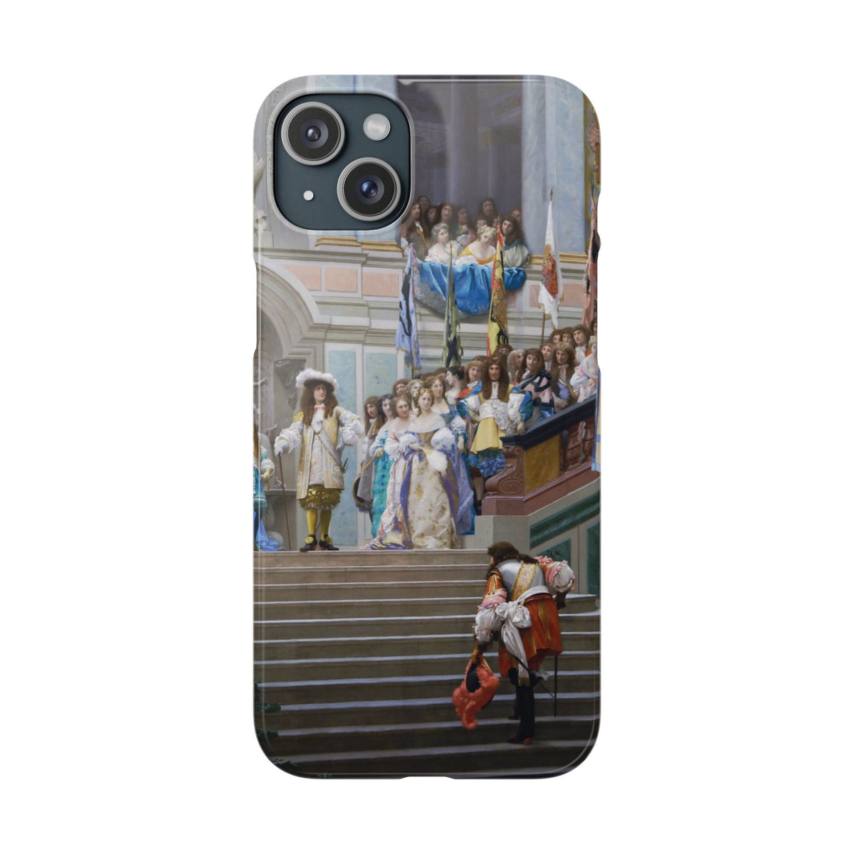 Reception du Grand Conde par Louis XIV by Jean-Leon Gerome - iPhone Slim Case