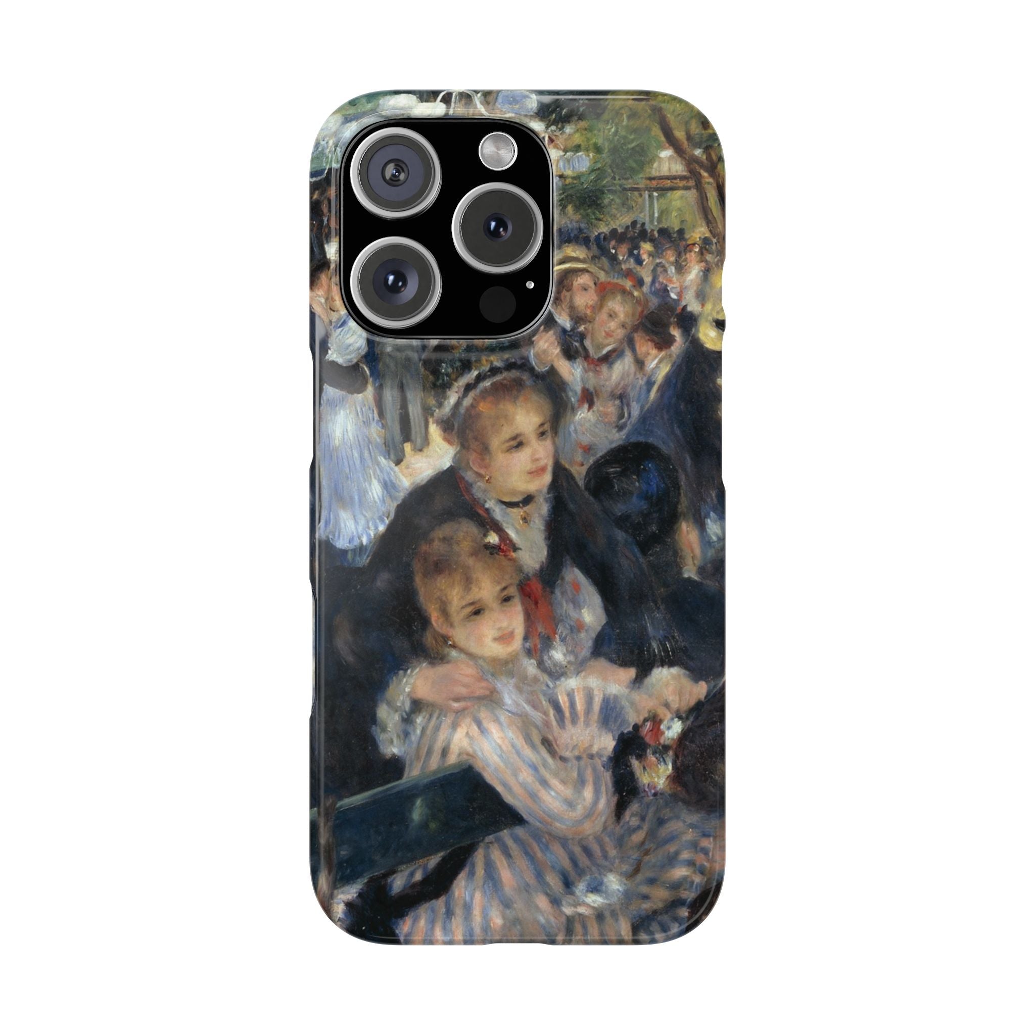 Le Moulin de la Galette by Pierre Auguste Renoir - iPhone Slim Case