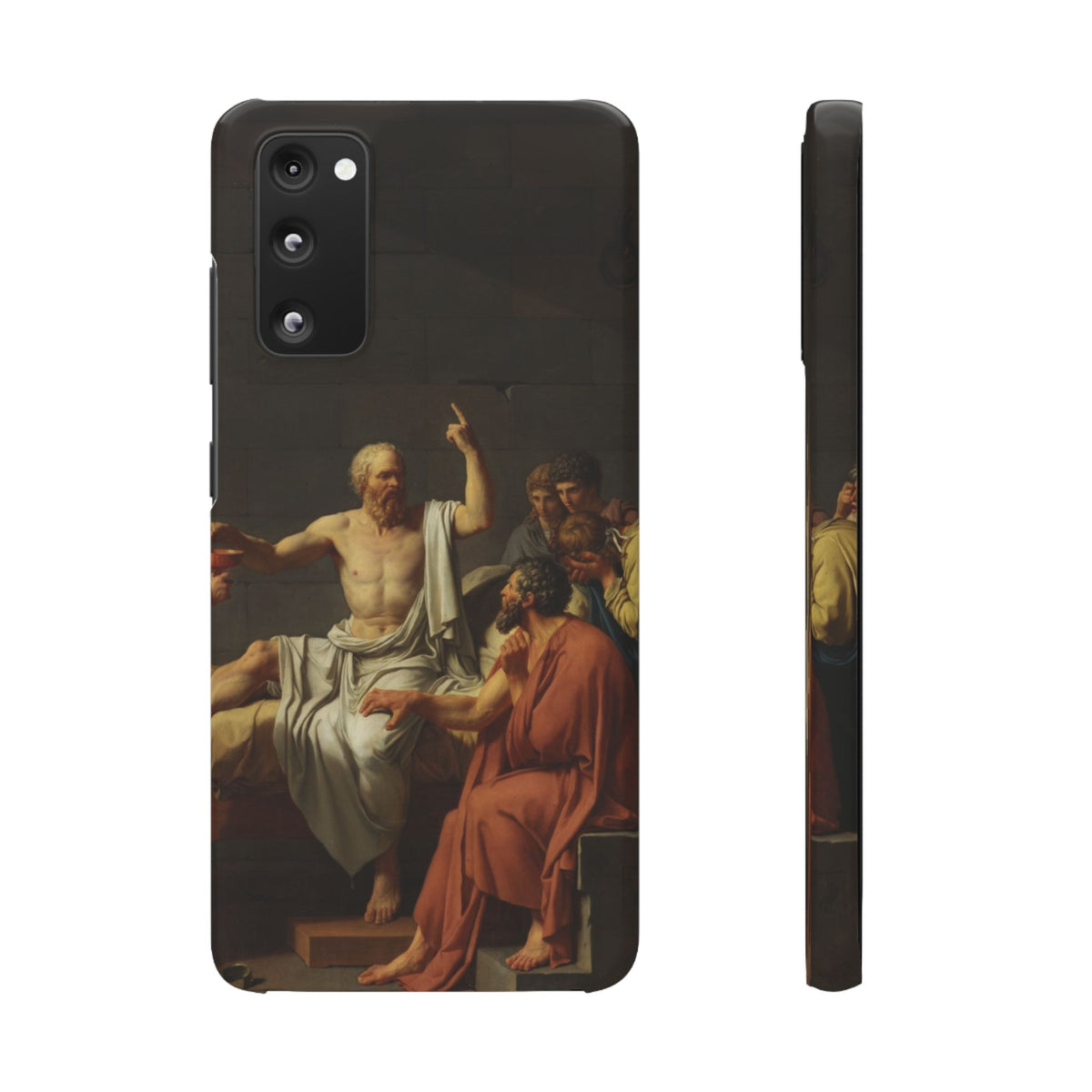 The Death of Socrates by Jacques-Louis David - Samsung Slim Case
