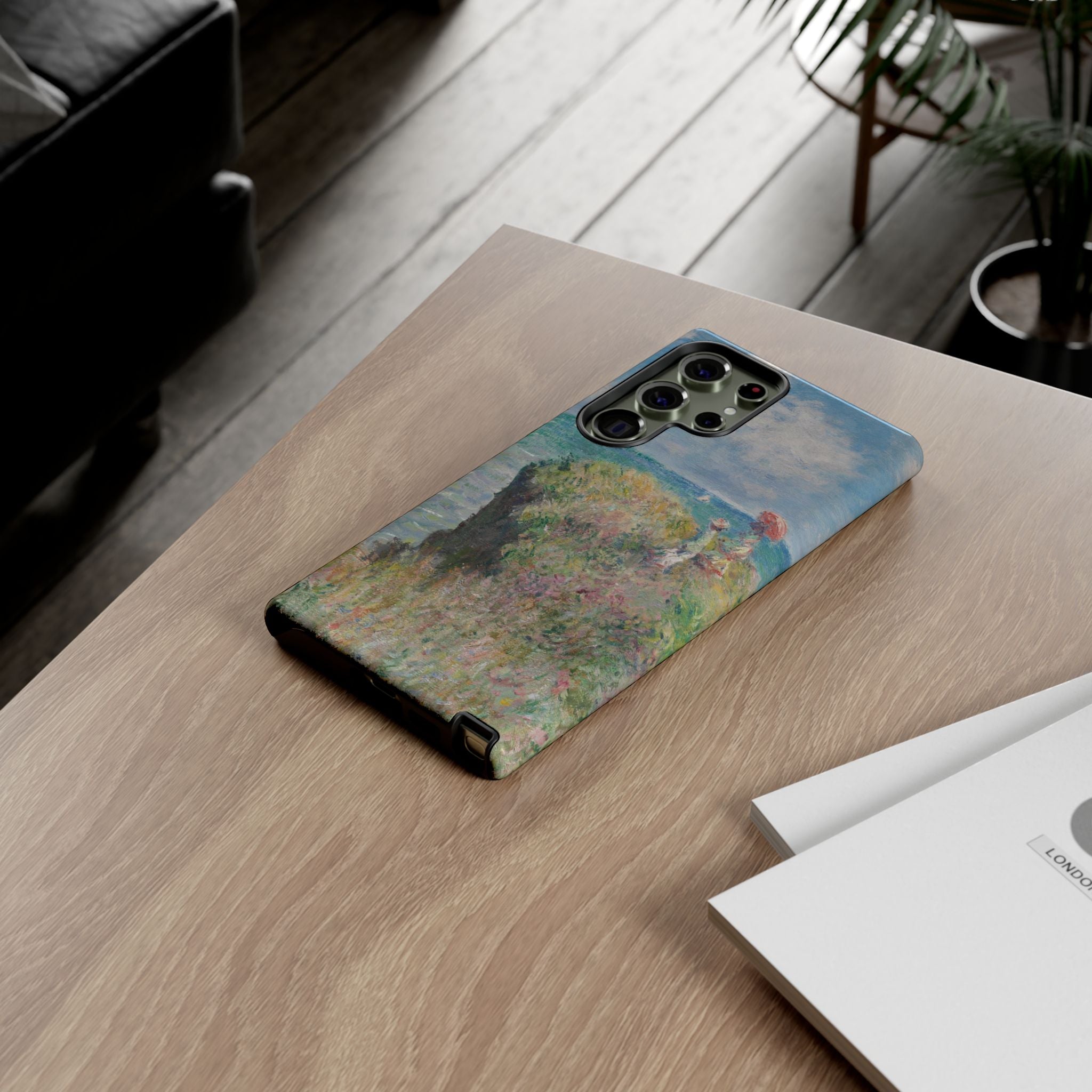 Cliff Walk at Pourville by Claude Monet - Samsung Tough Case