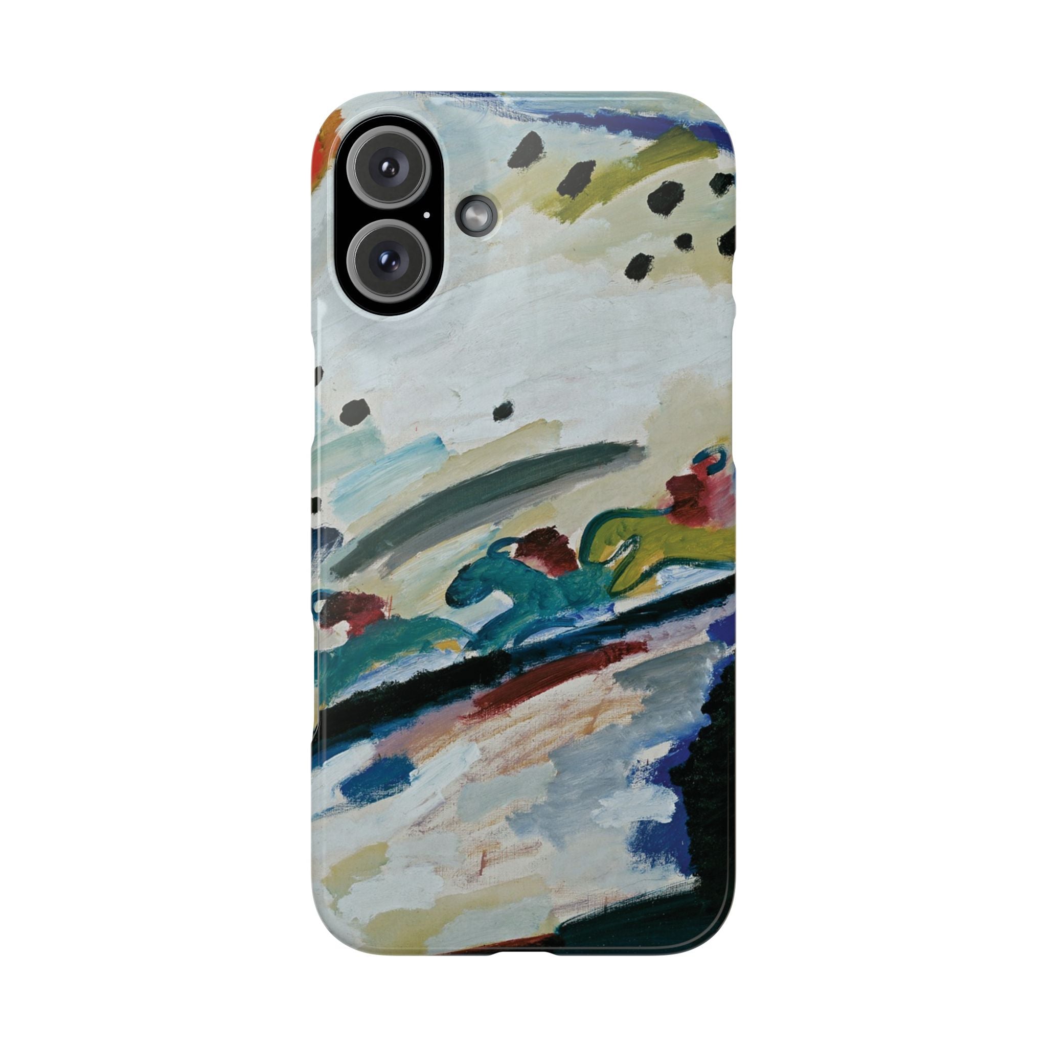 Romantic Landscape by Vasily Kandinsky - iPhone Slim Case