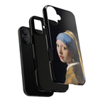 Mädchen mit dem Perlenohrring von Johannes Vermeer – Robuste iPhone-Hülle