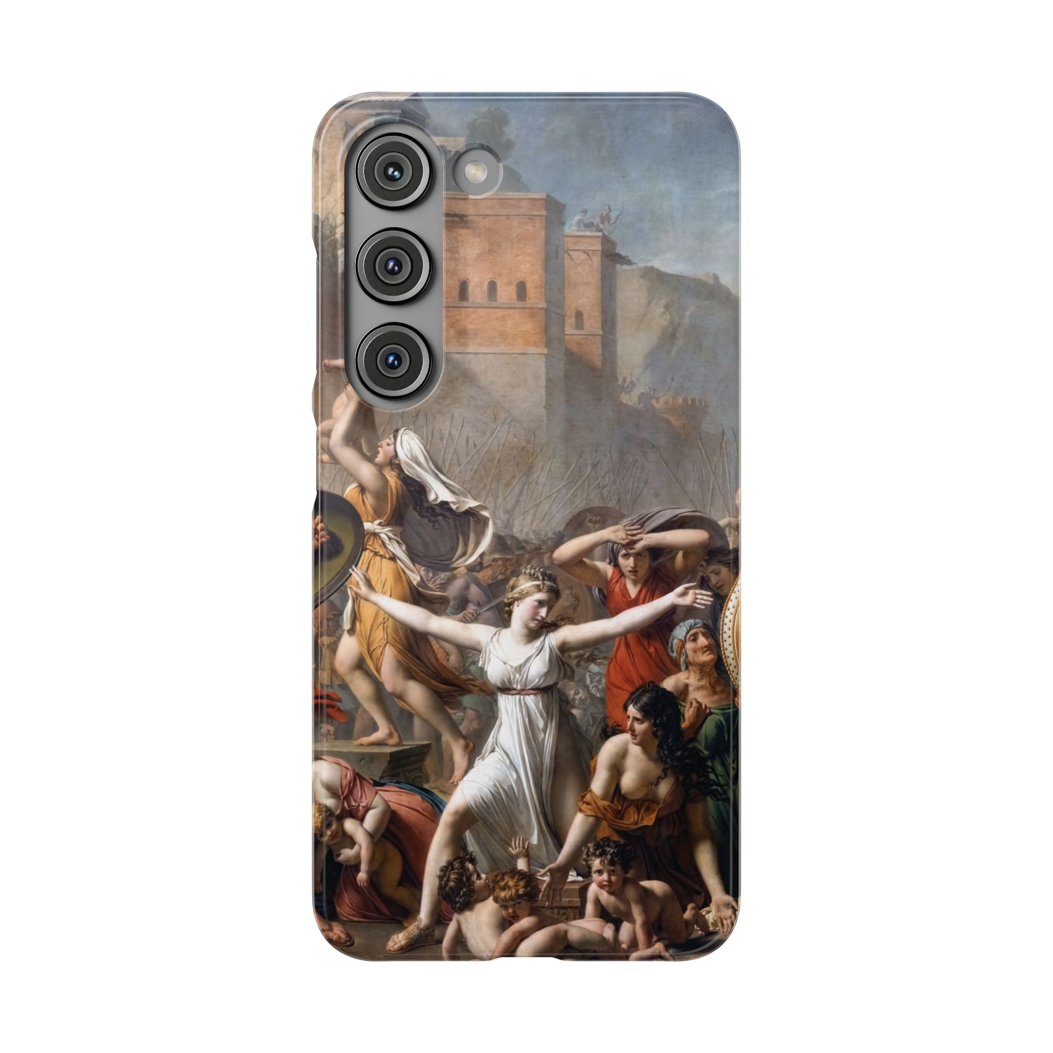 The Intervention of the Sabine Women by Jacques-Louis David - Samsung Slim Case