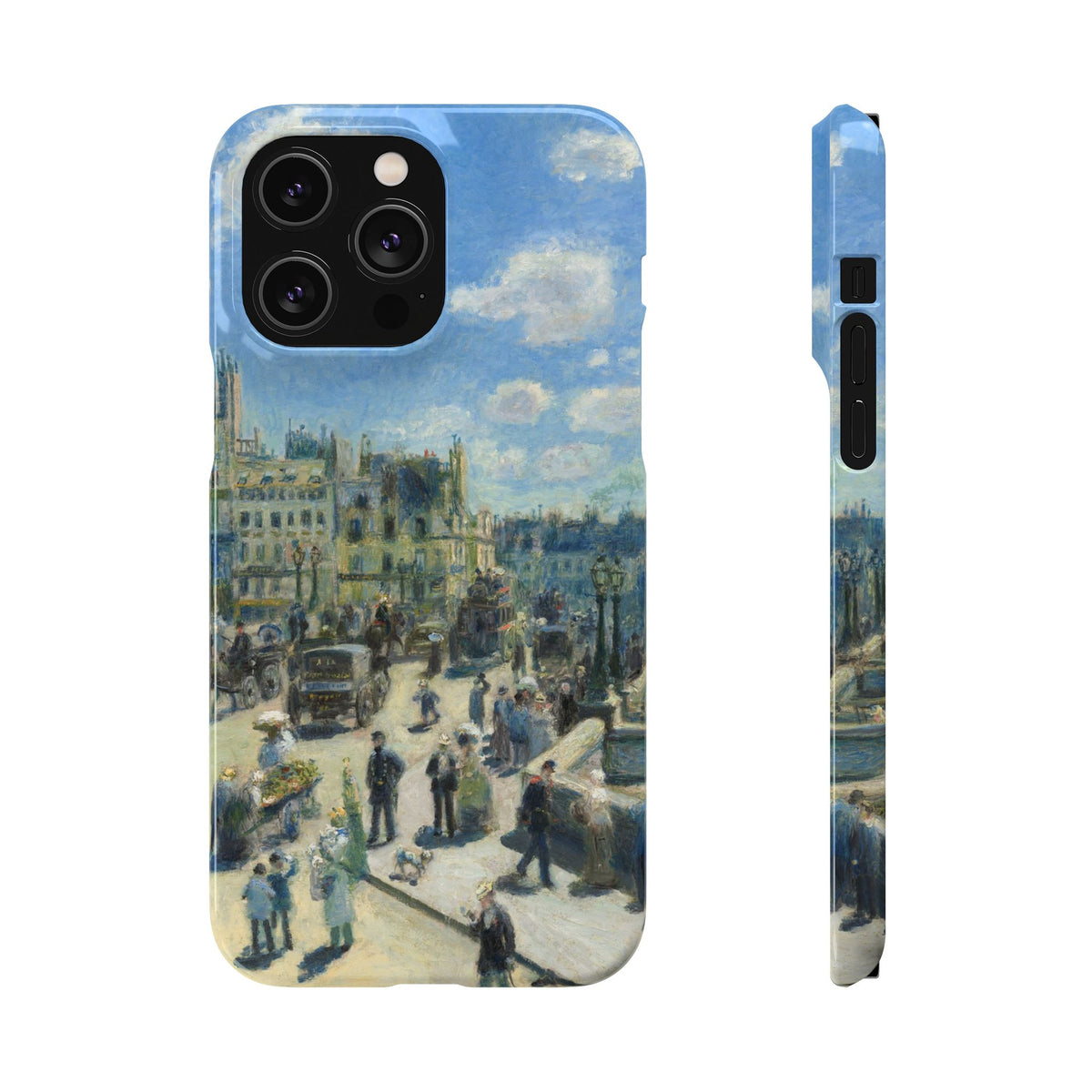 Pont Neuf Paris by Pierre Auguste Renoir - iPhone Slim Case