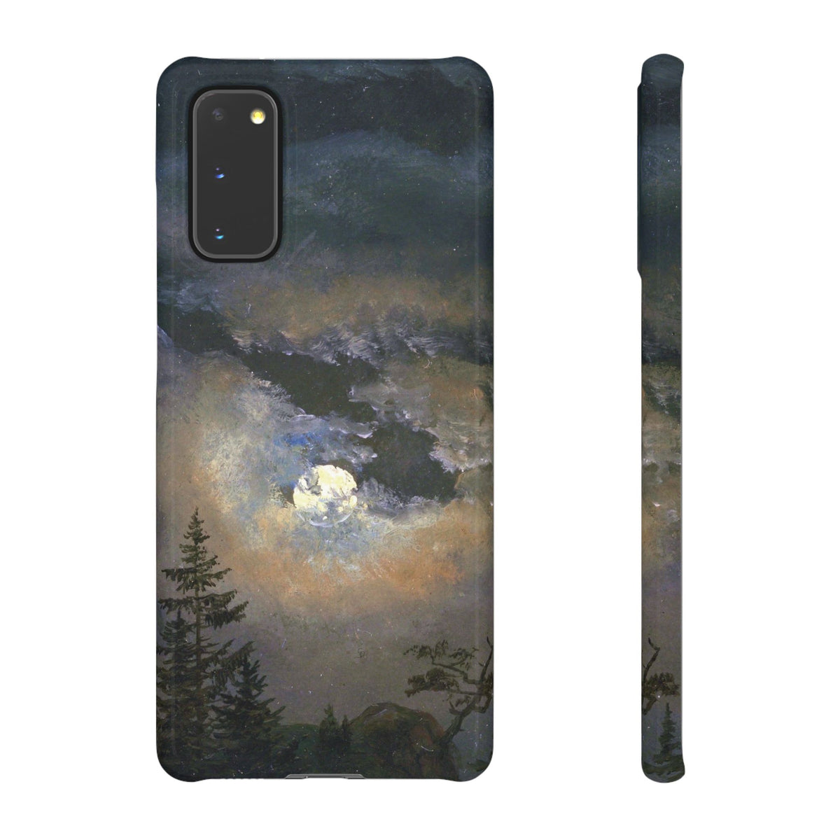 Study of a Cloud and Landscape by Moonlight by Johan Dahl - Samsung Slim Case