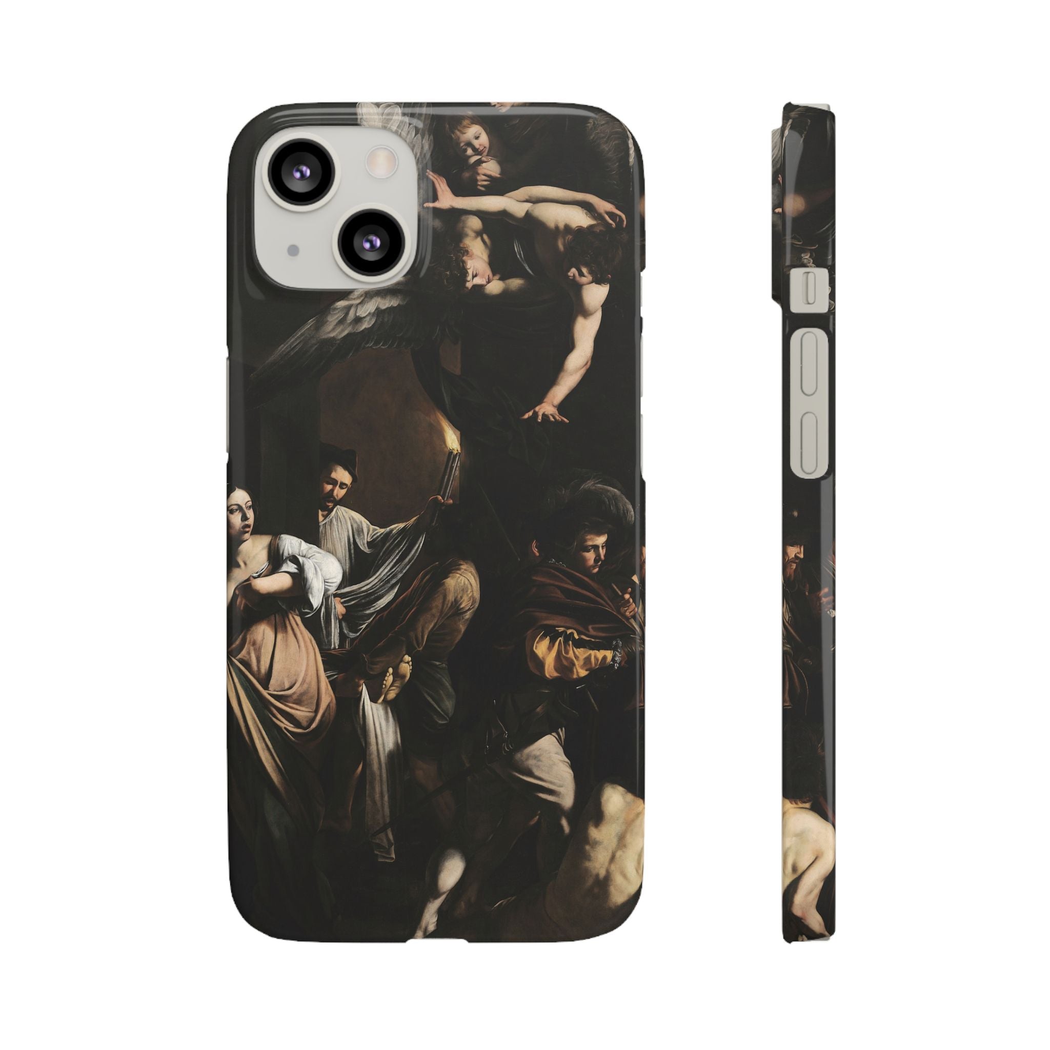 The Seven Works of Mercy by Caravaggio - iPhone Slim Case