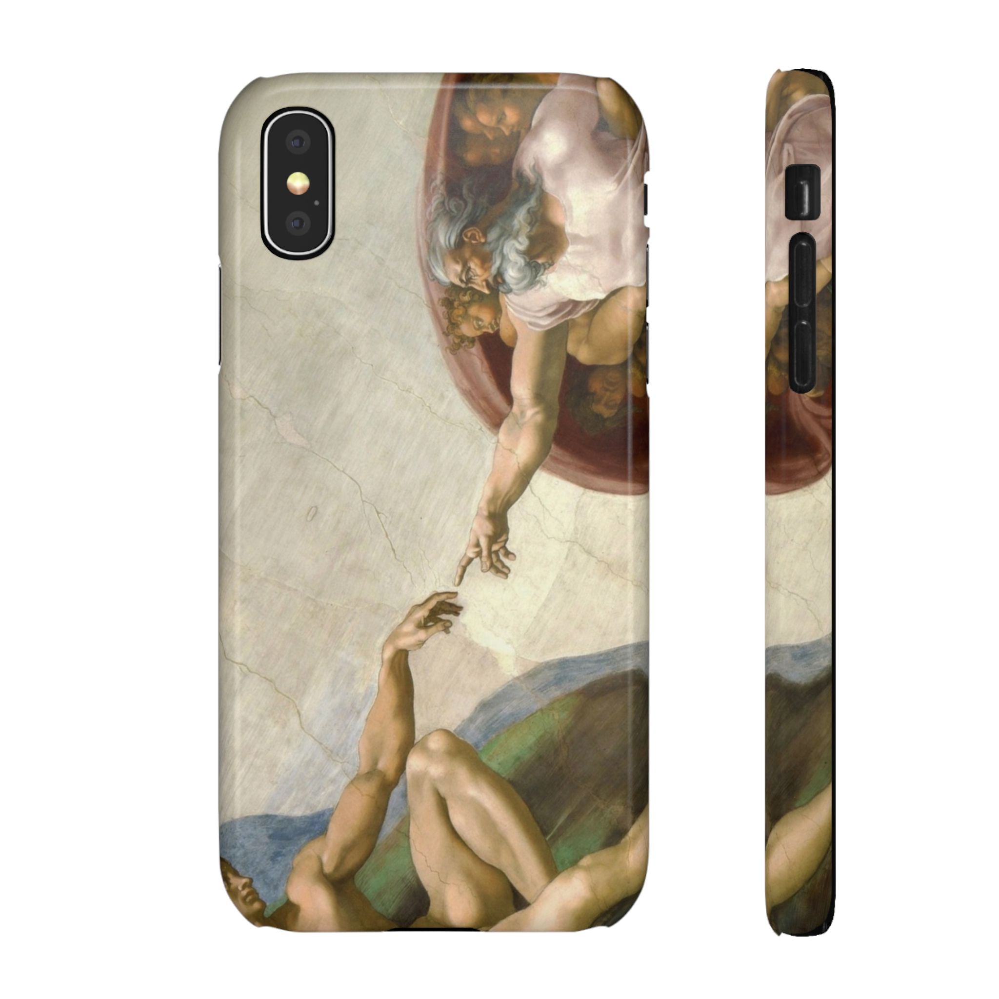 Creation of Adam by Michelangelo - iPhone Slim Case