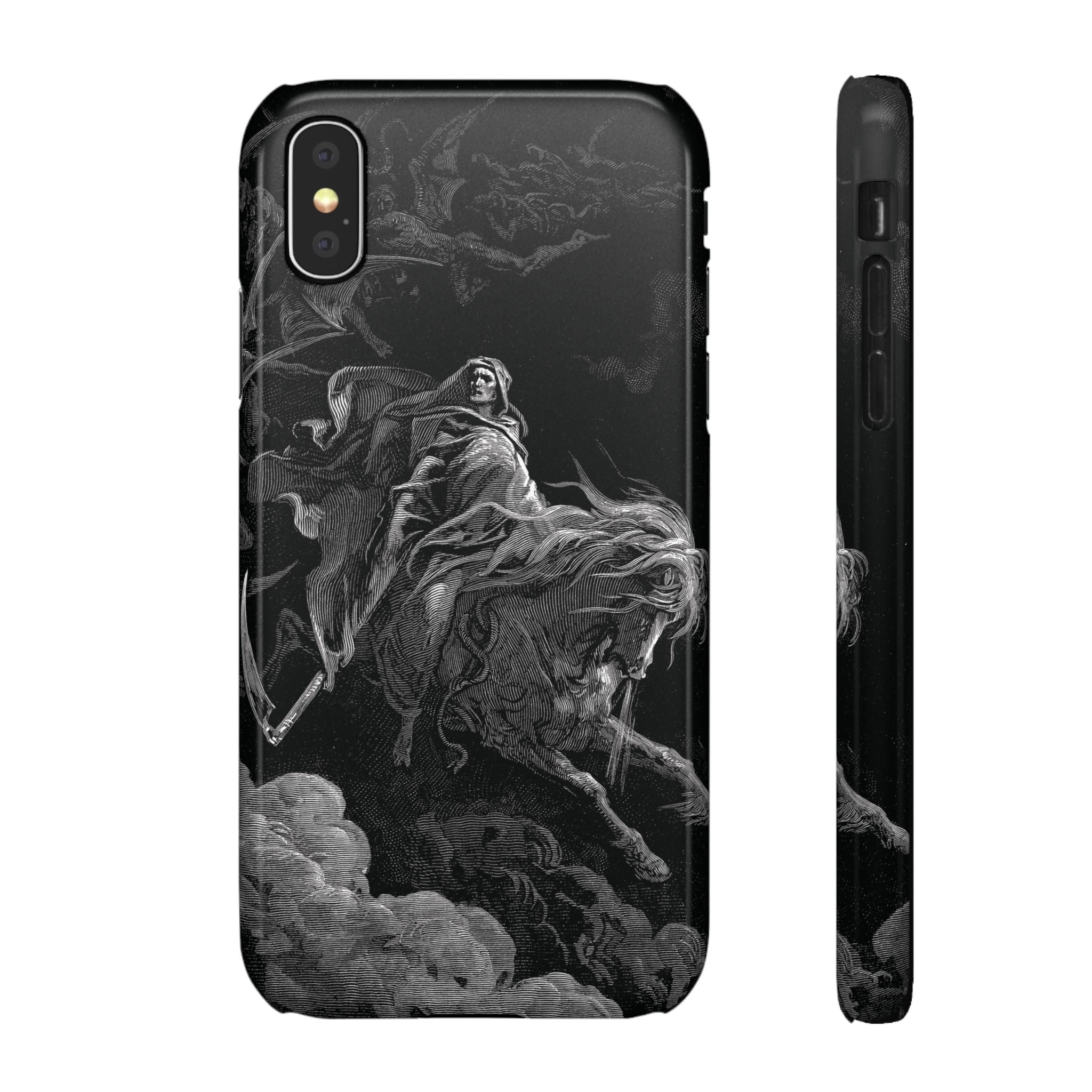 Death on the Pale Horse by Gustave Dore - iPhone Slim Case