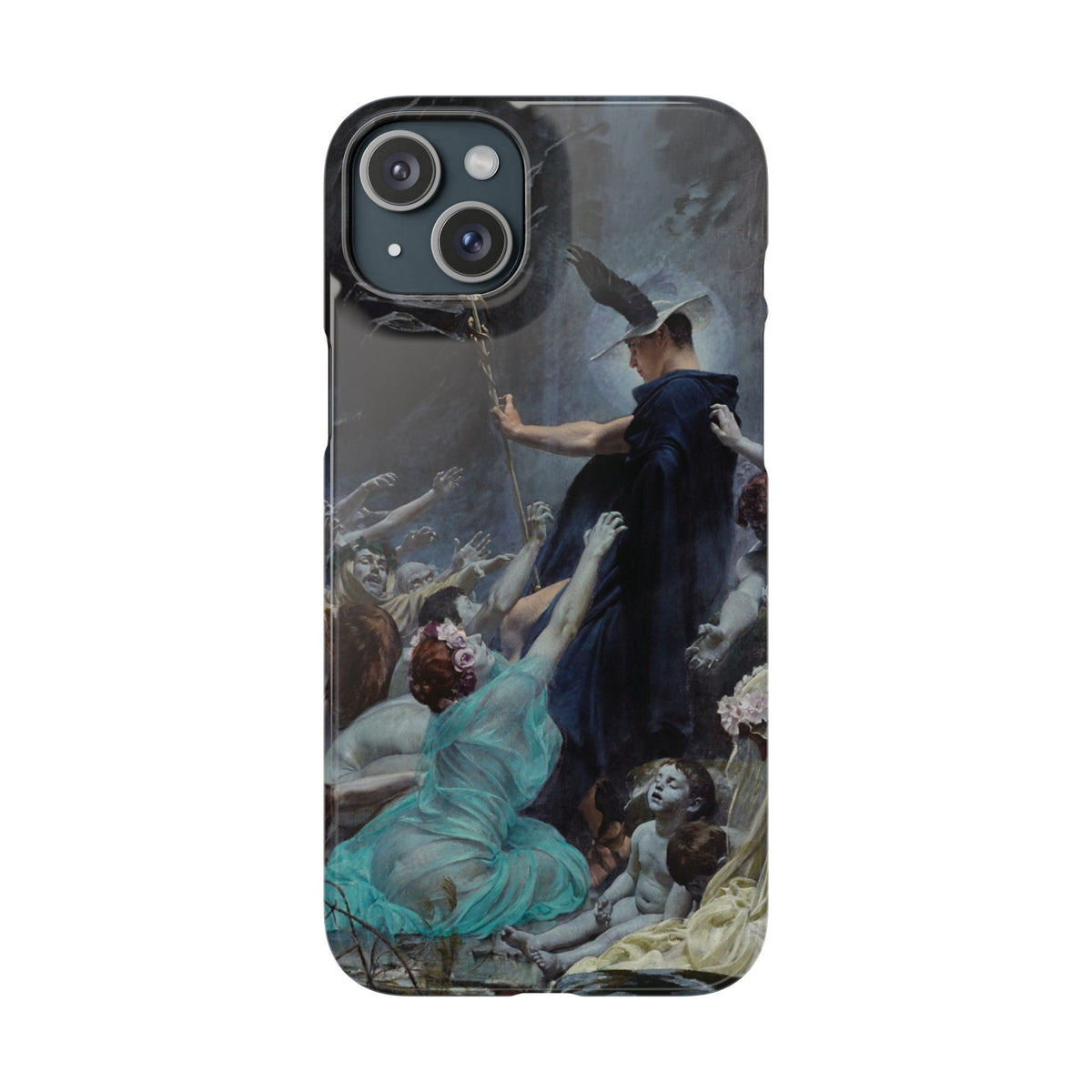 The Souls of Acheron by Adolf Hiremy-Hirschl - iPhone Slim Case
