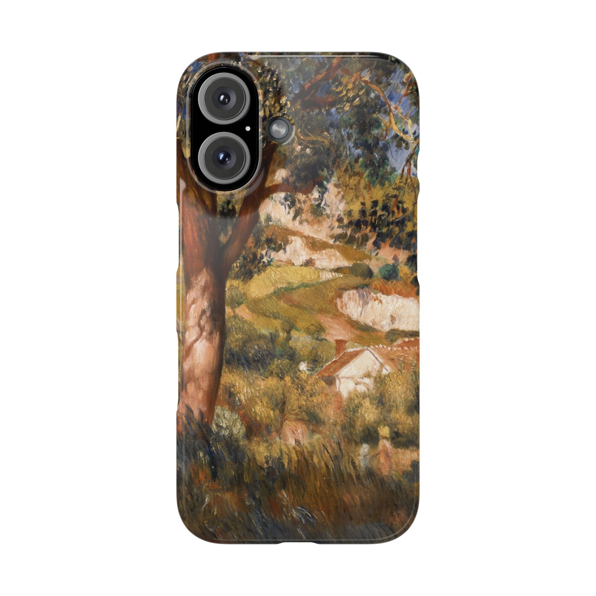 Paysage a La Roche Guyon by Pierre Auguste Renoir - iPhone Slim Case