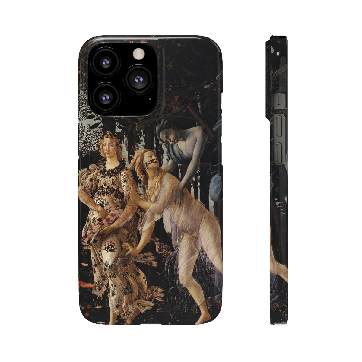 Flora and Zephyr from Primavera by Sandro Botticelli - iPhone Slim Case