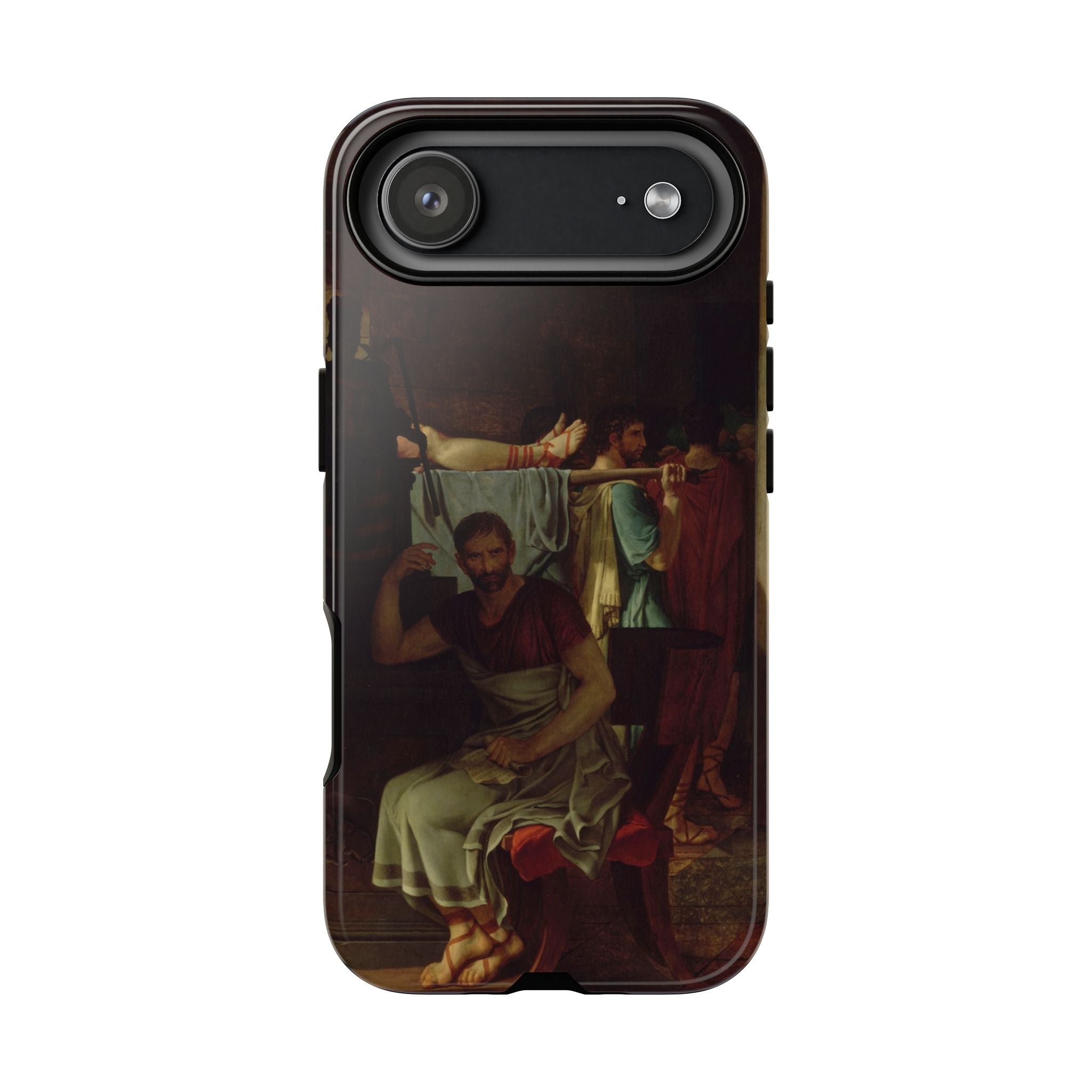 The Lictors Bring to Brutus the Bodies of His Sons I by Jacques-Louis David - iPhone Tough Case