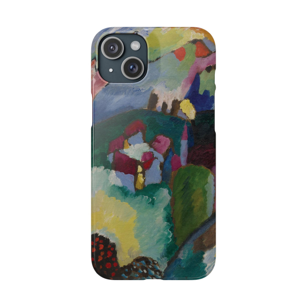 Landscape with Factory Chimney by Vasily Kandinsky - iPhone Slim Case