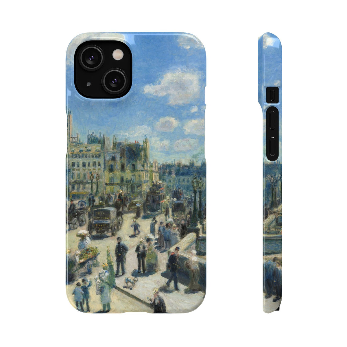 Pont Neuf Paris by Pierre Auguste Renoir - iPhone Slim Case