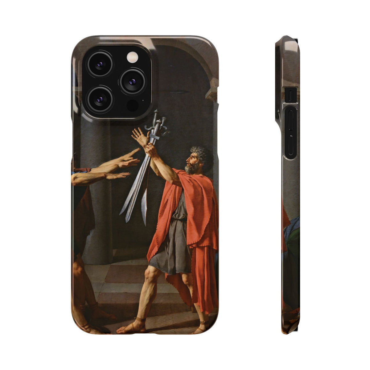 Oath of the Horatii by Jacques-Louis David - iPhone Slim Case