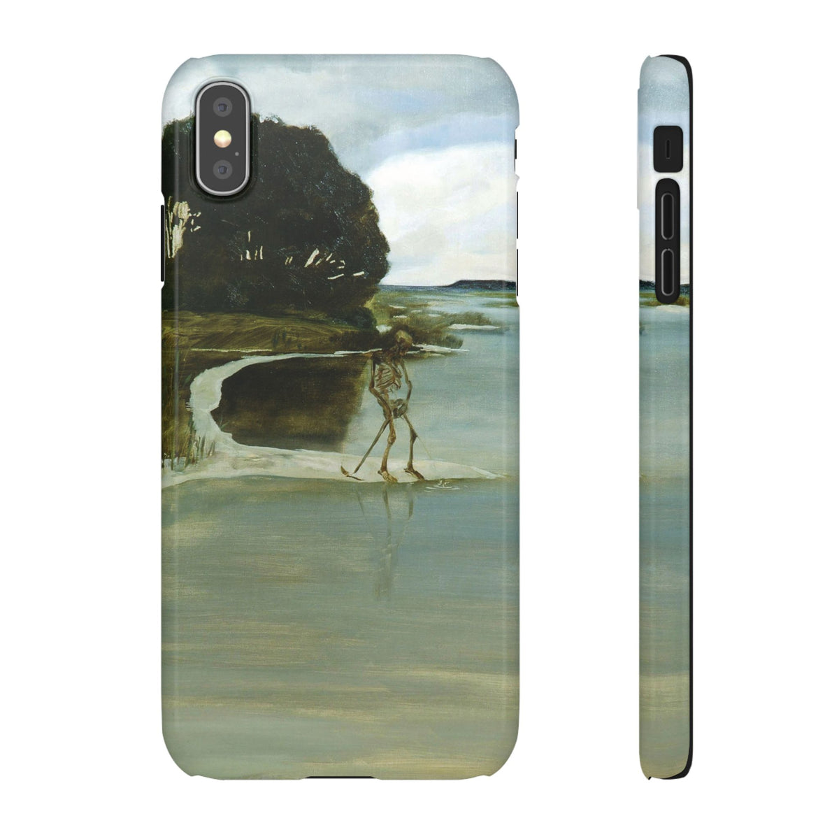 Death Peeing by Max Klinger - iPhone Slim Case