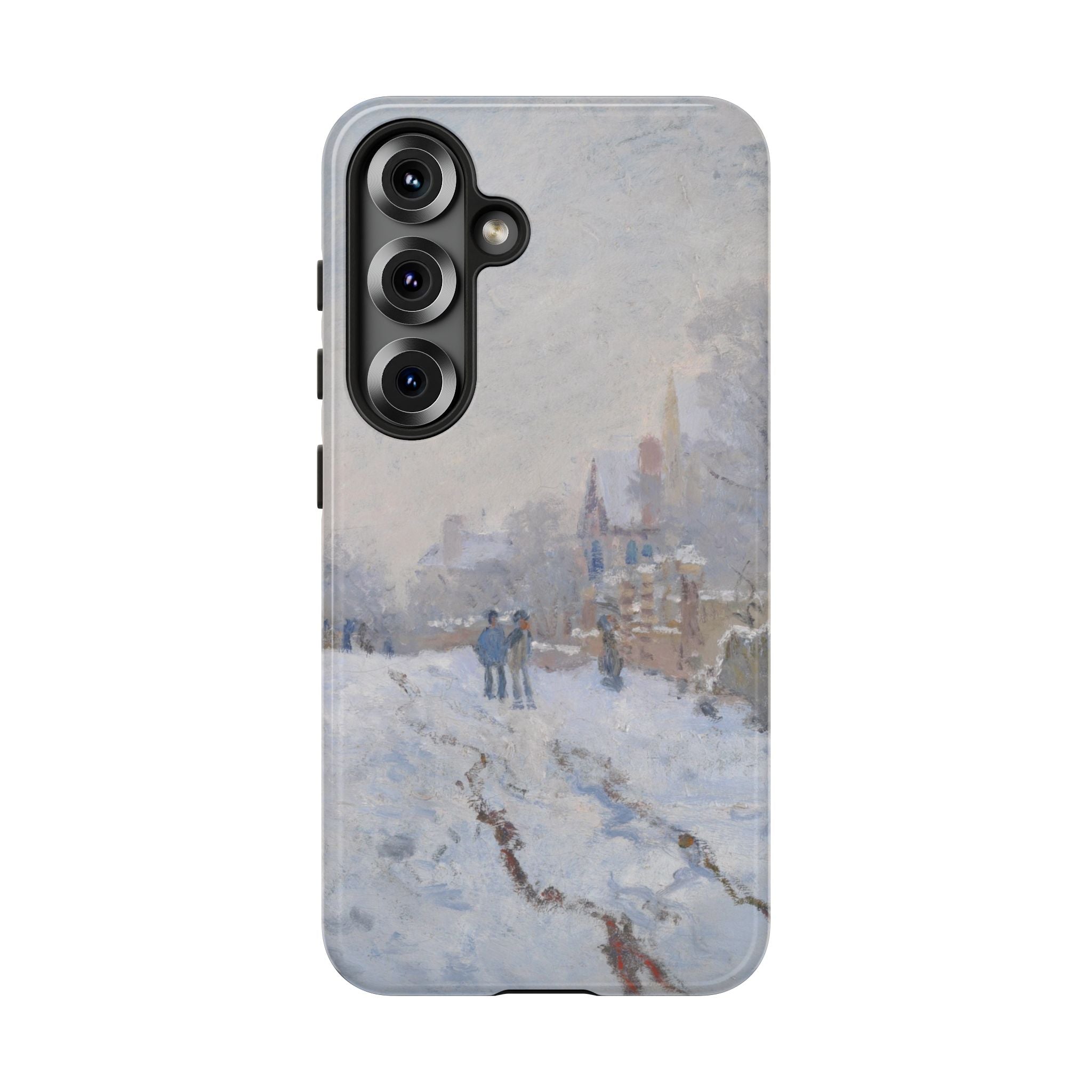 Snow Scene at Argenteuil by Claude Monet - Samsung Tough Case
