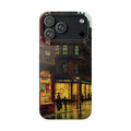 Boar Lane Leeds by John Atkinson Grimshaw - iPhone Slim Case