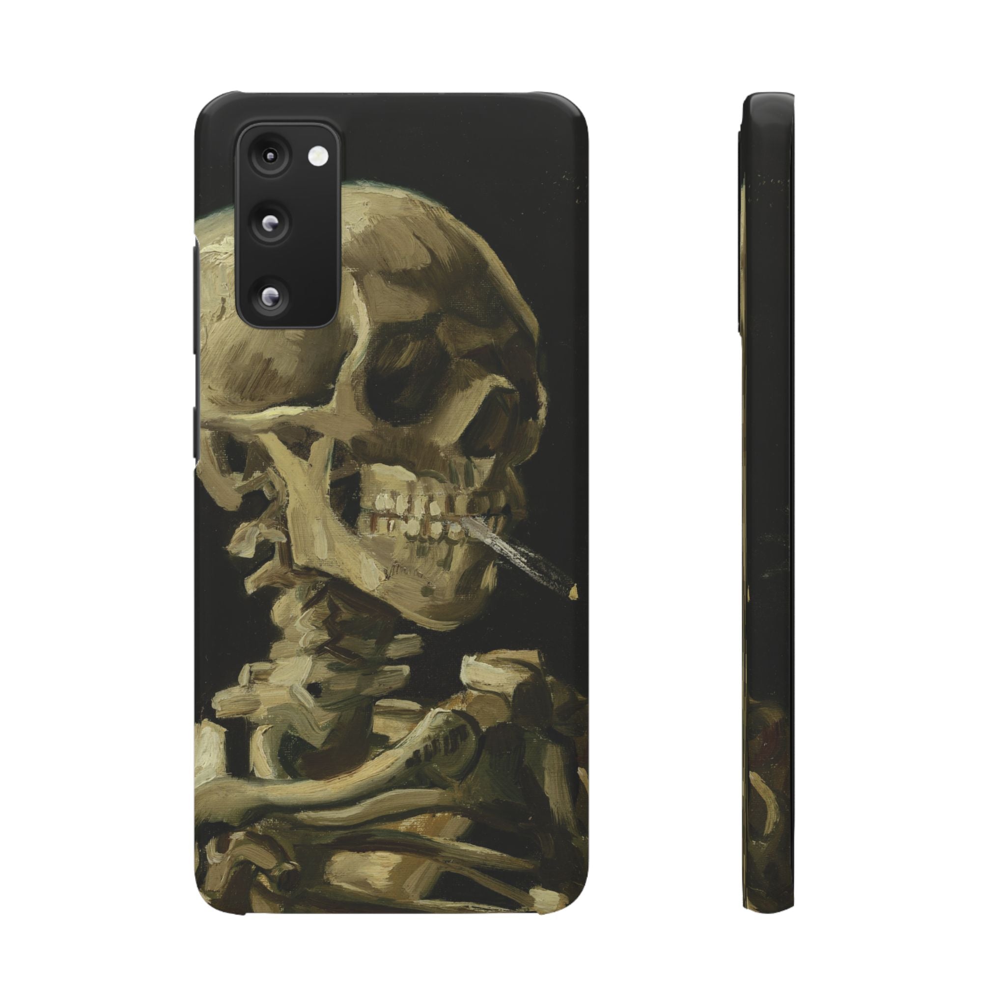 Head of a Skeleton with a Burning Cigarette by Vincent van Gogh - Samsung Slim Case