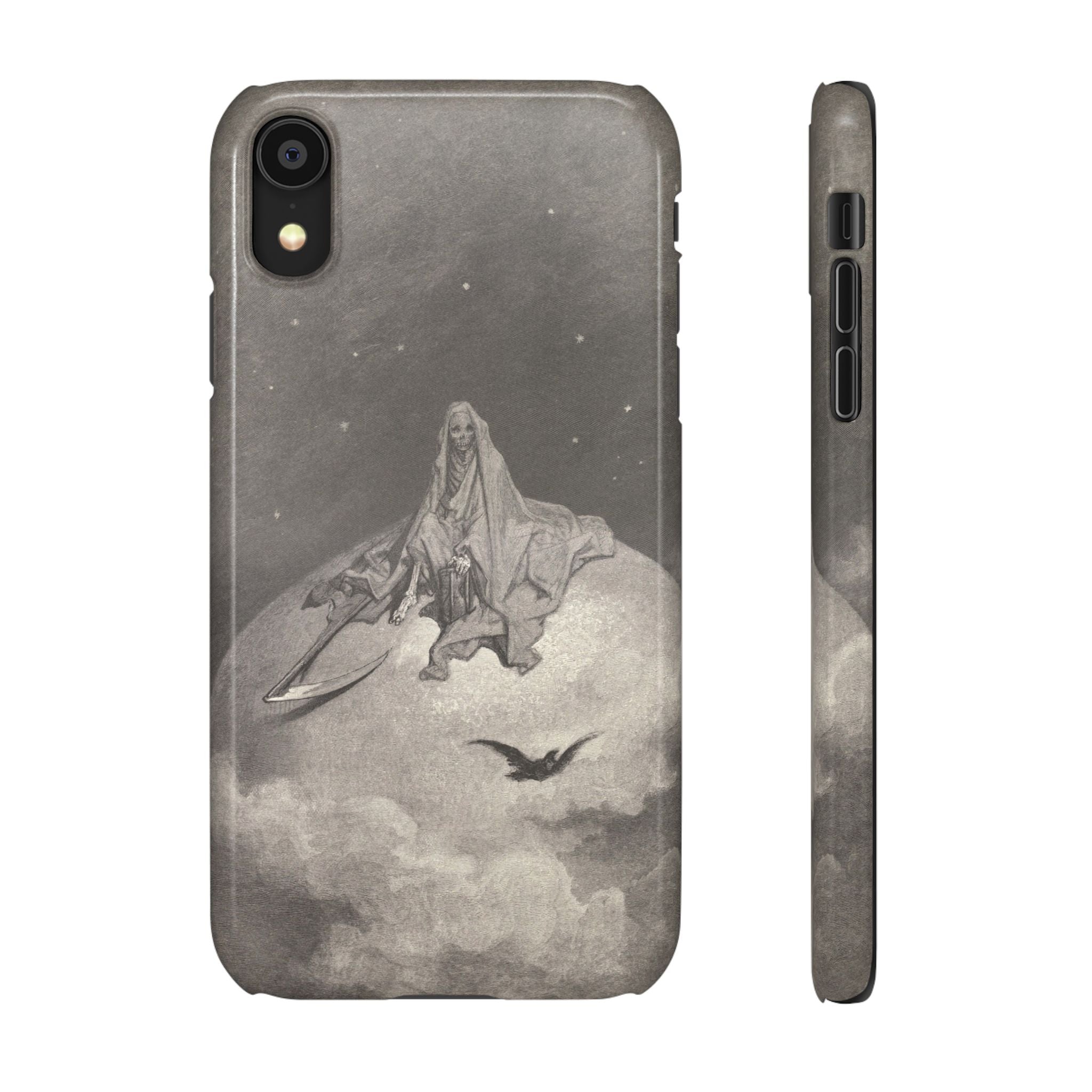 Doubting, dreaming dreams no mortal ever dared to dream before by Gustave Doré - iPhone Slim Case