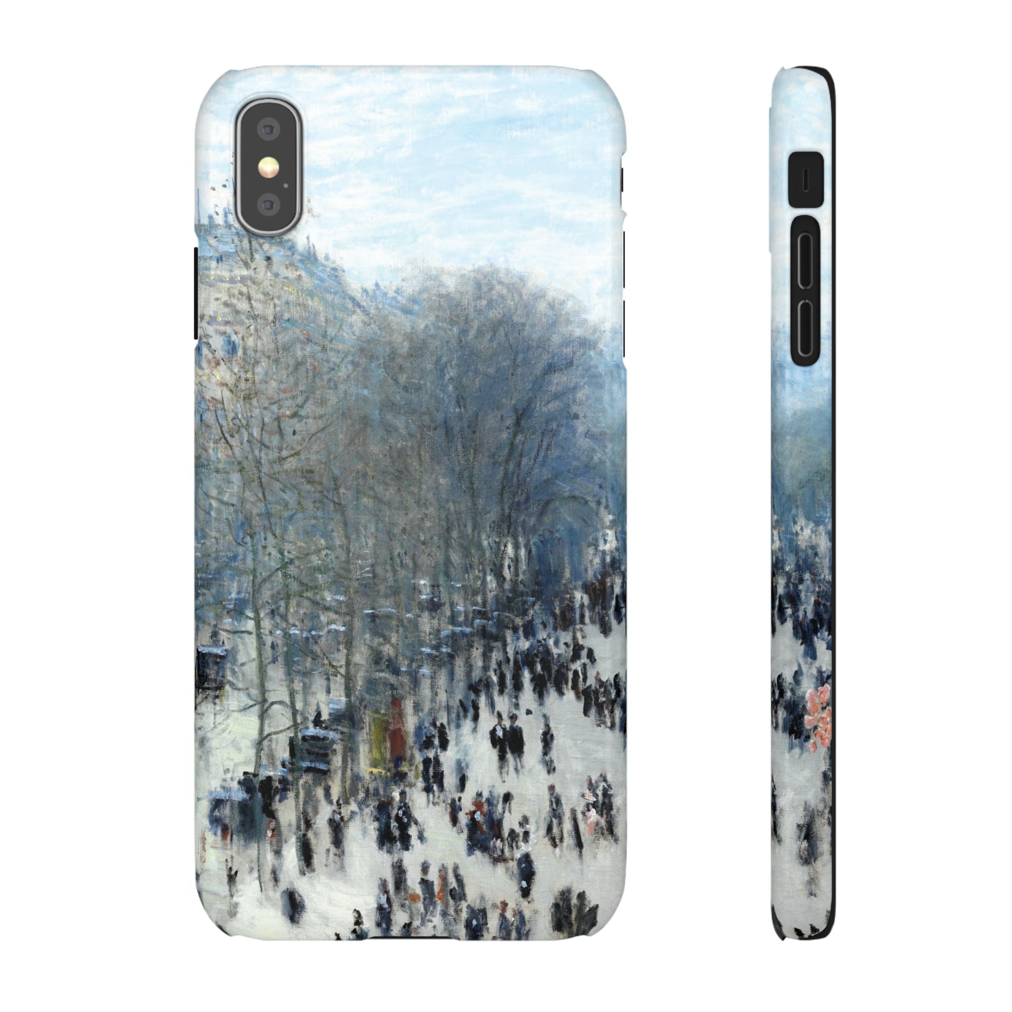 Boulevard des Capucines by Claude Monet - iPhone Slim Case