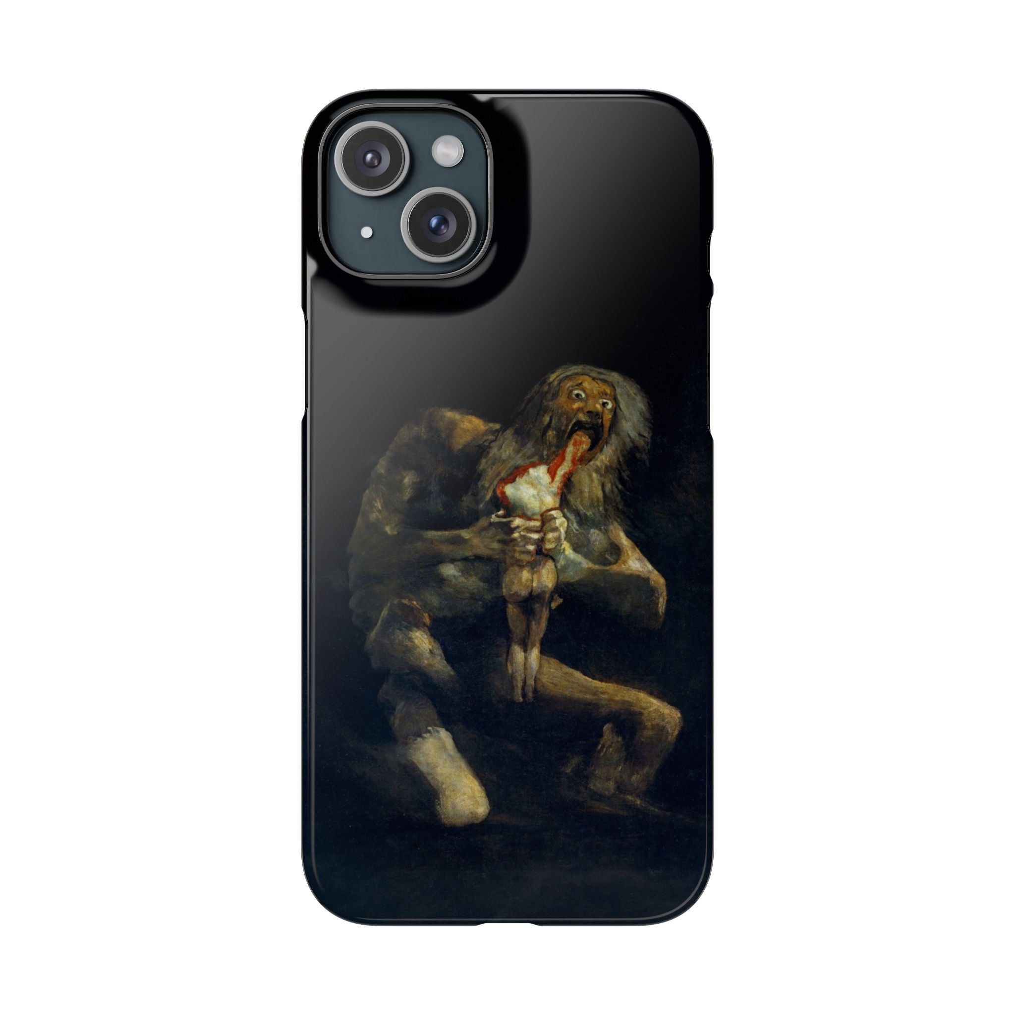 Saturn Devouring His Son by Goya - iPhone Slim Case