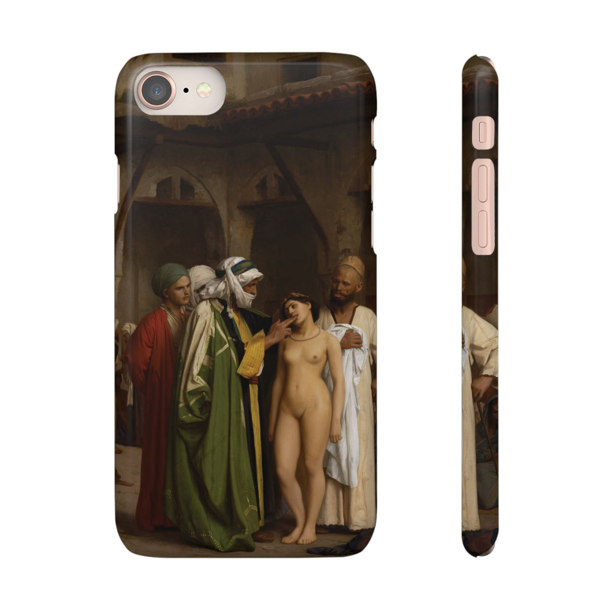 Le Marche d'esclaves by Jean-Leon Gerome - iPhone Slim Case