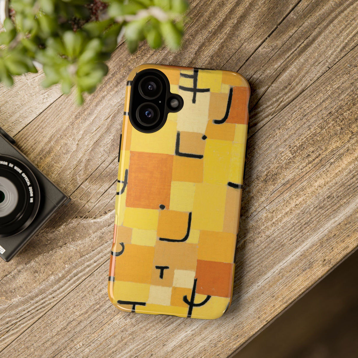 Signs in Yellow by Paul Klee - iPhone Tough Case