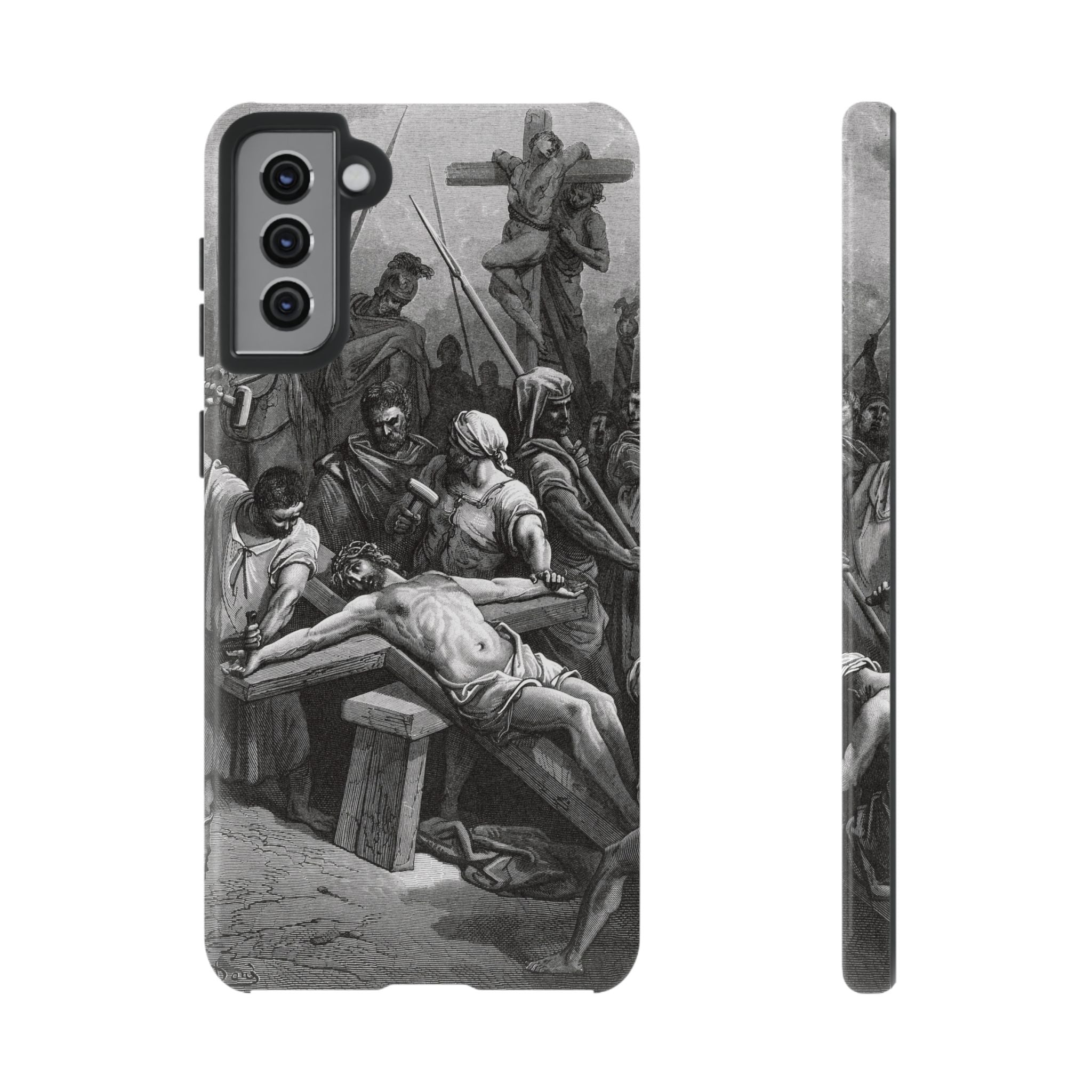 Crucifixion of Jesus by Gustave Doré - Samsung Tough Case